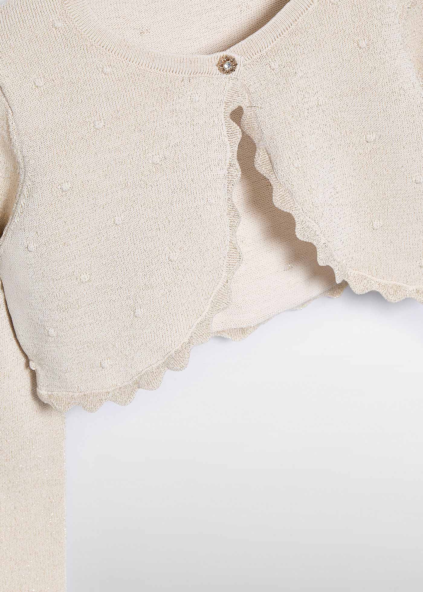 Cardigan tricot onde bambina