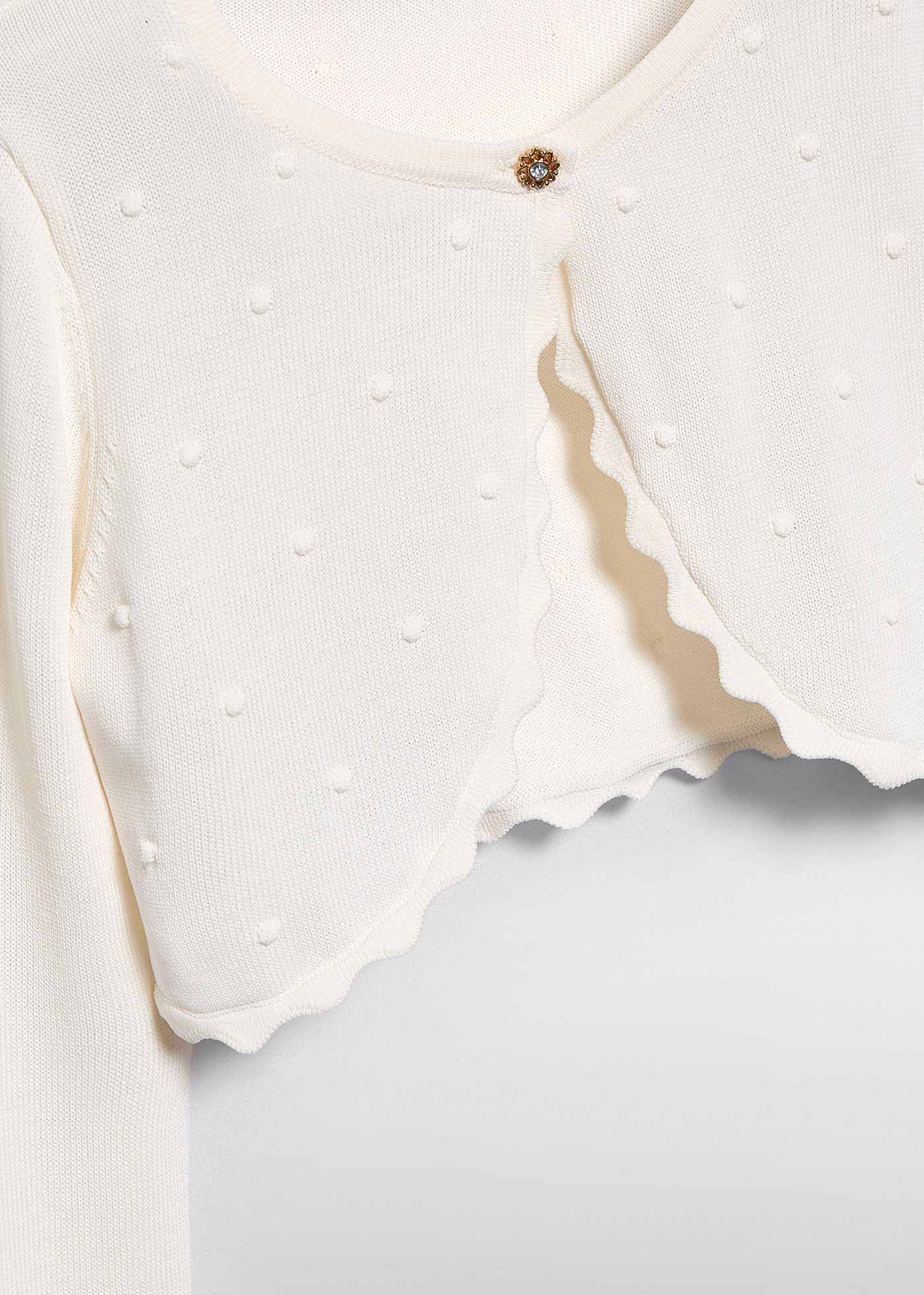 Cardigan tricot onde bambina