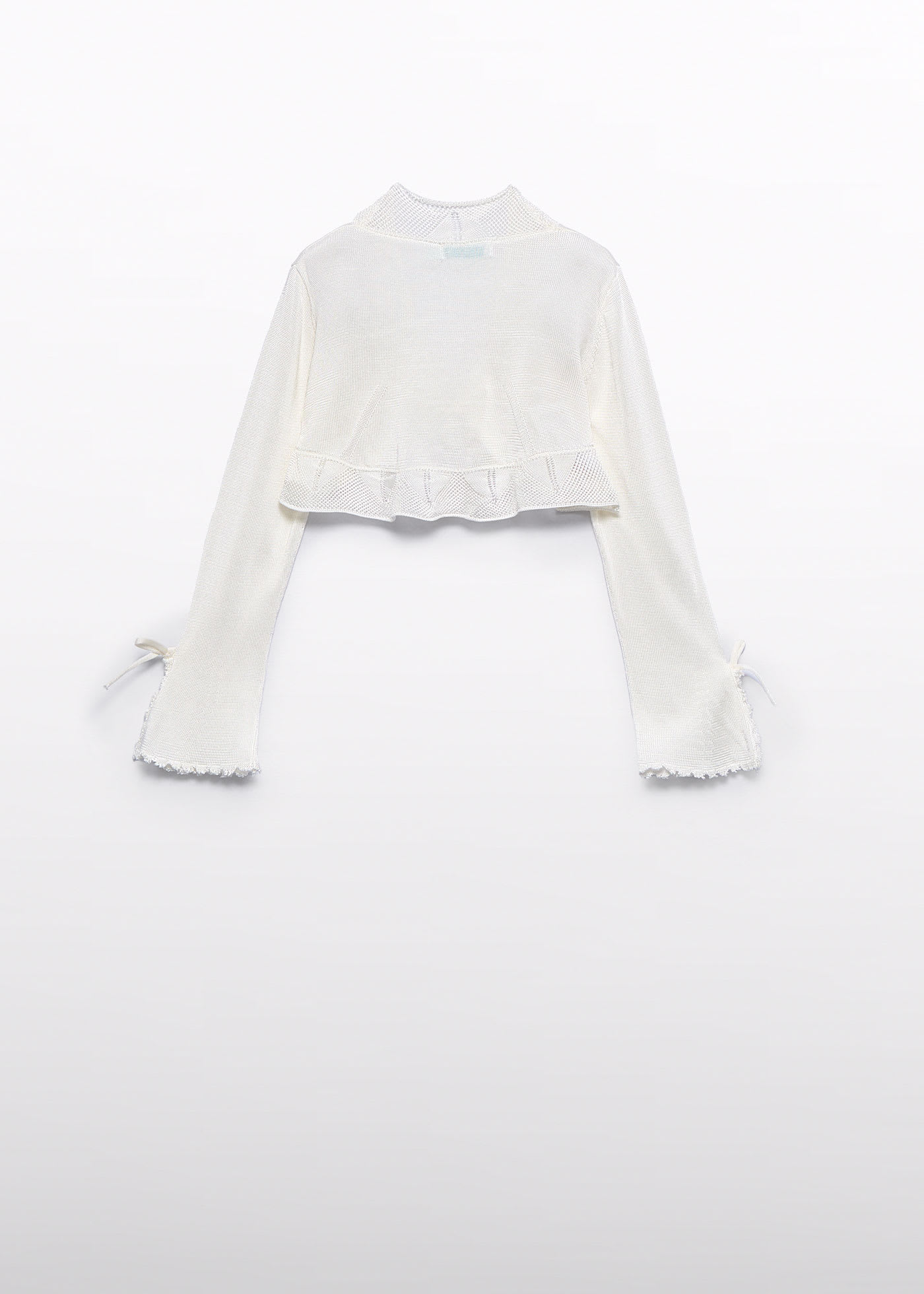 Girl bell sleeve tricot cardigan