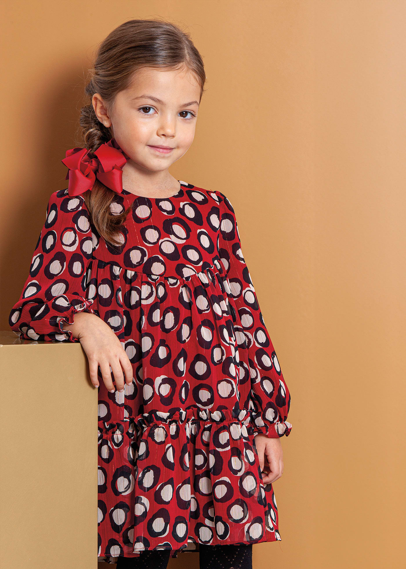 Girl Print Bambula Dress