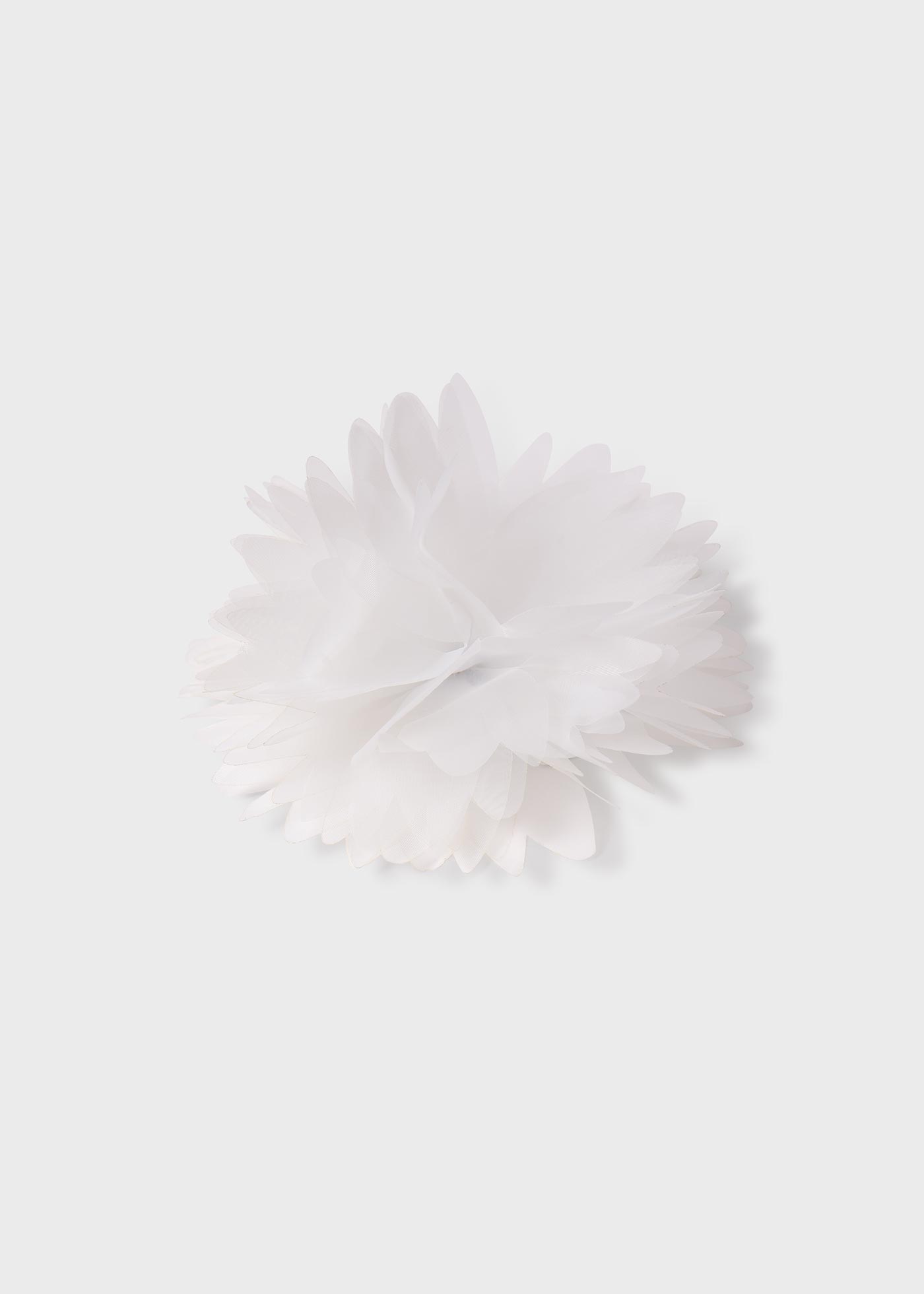 Pinza flor organza niña