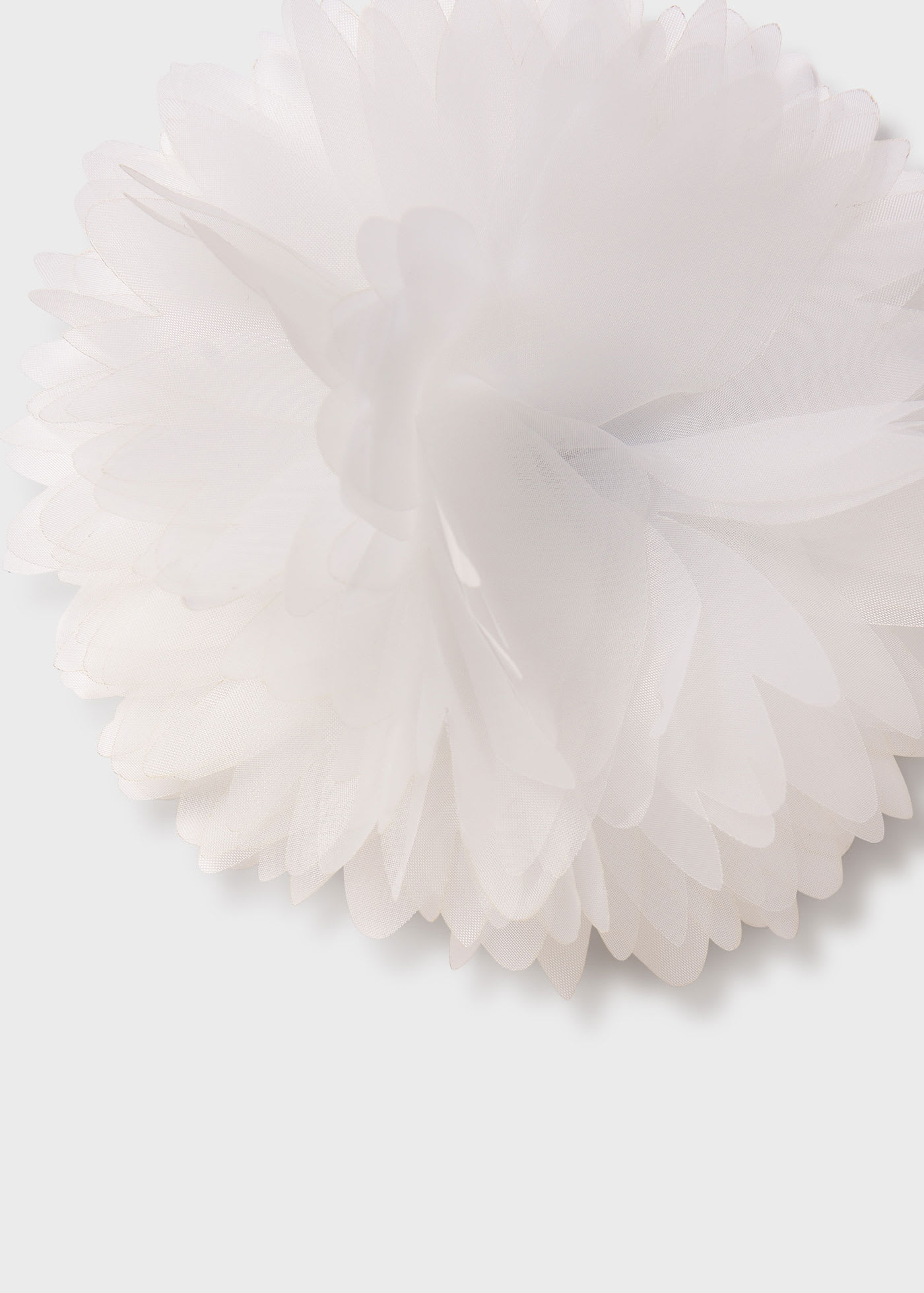 Pinza flor organza niña
