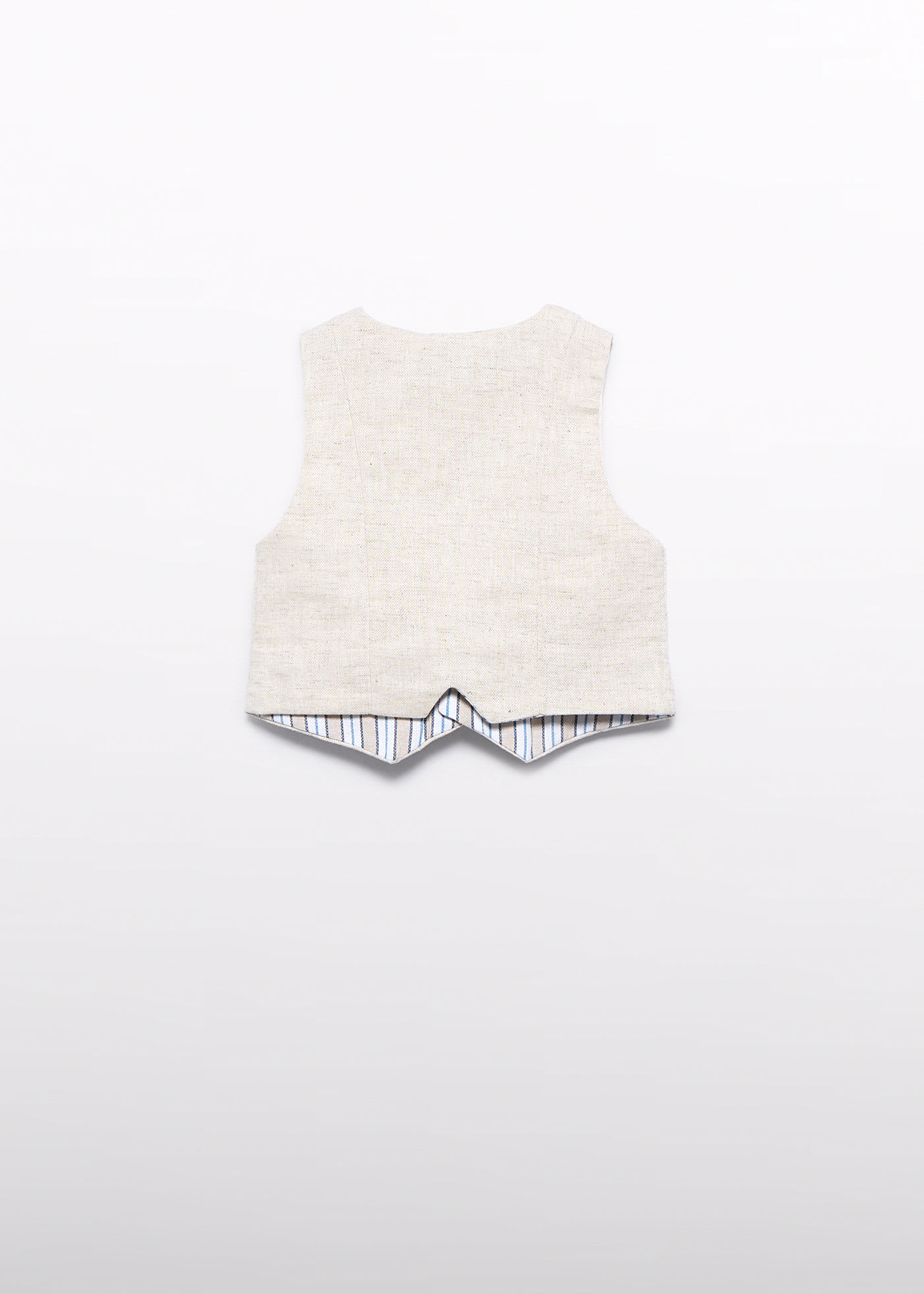 Boy linen vest