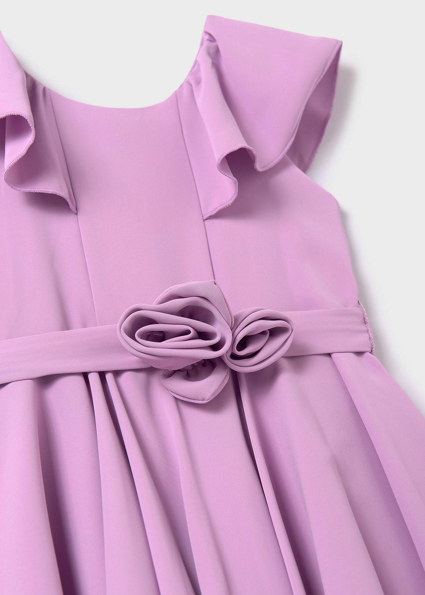 Vestido crepe fluido niña