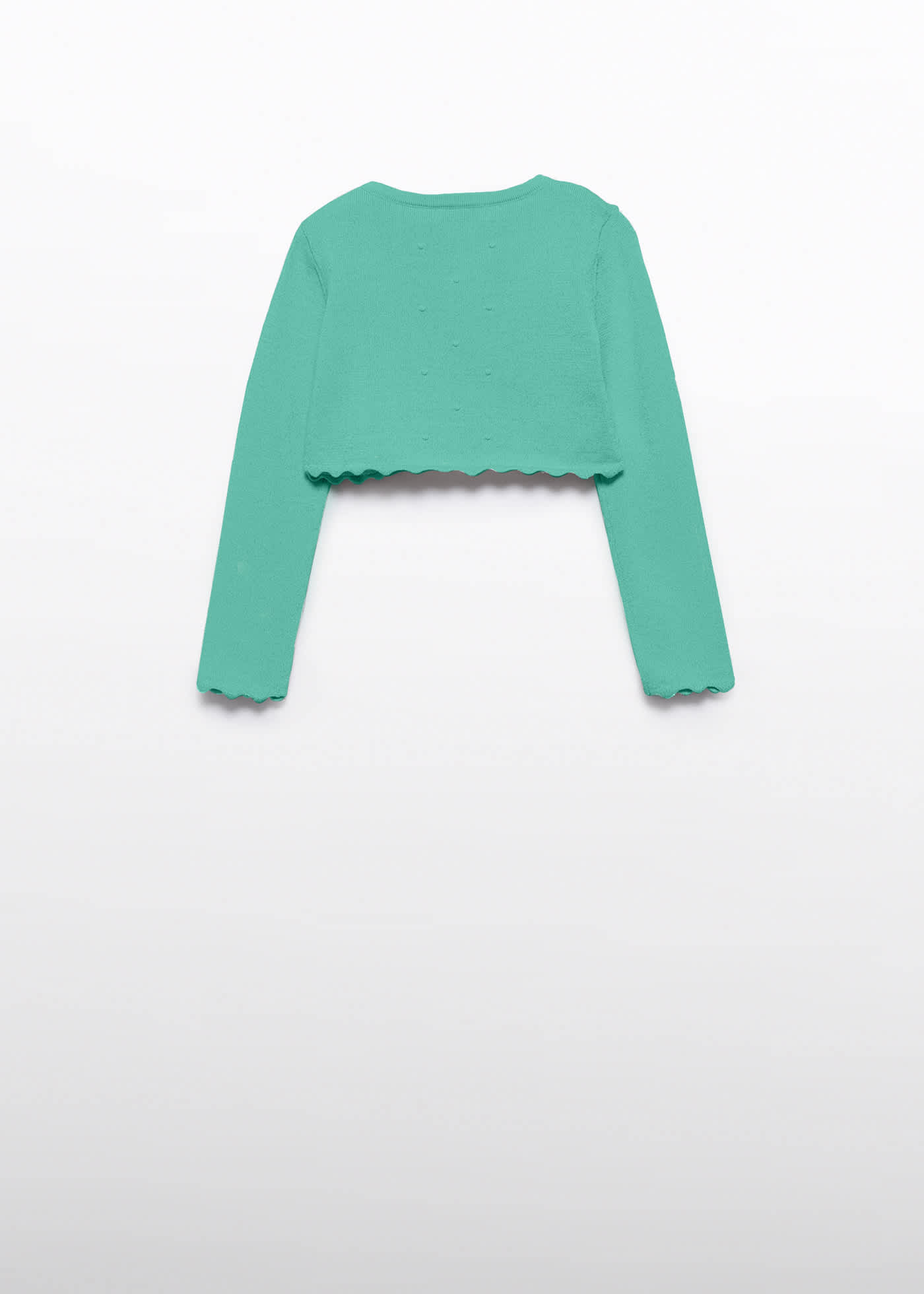 Bolero tricot onduleuri fetita