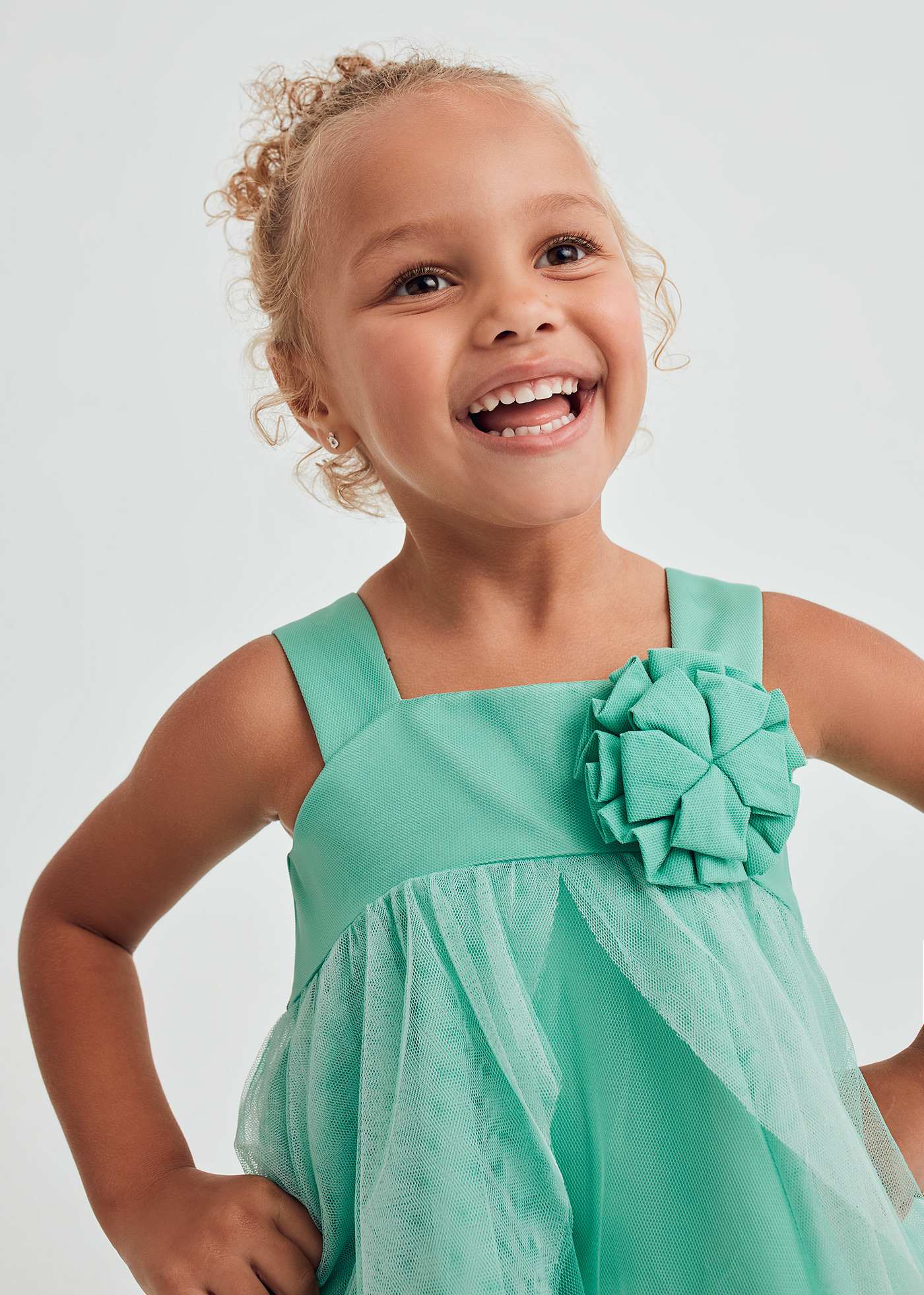 Abito strati tulle bambina