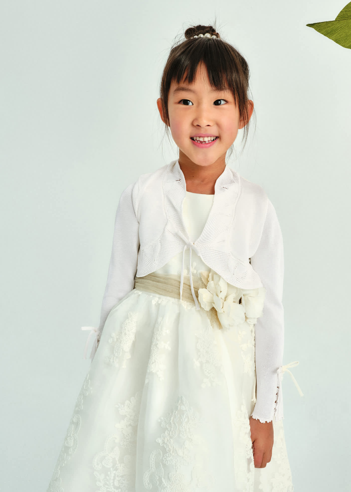 Bolero tricot menina