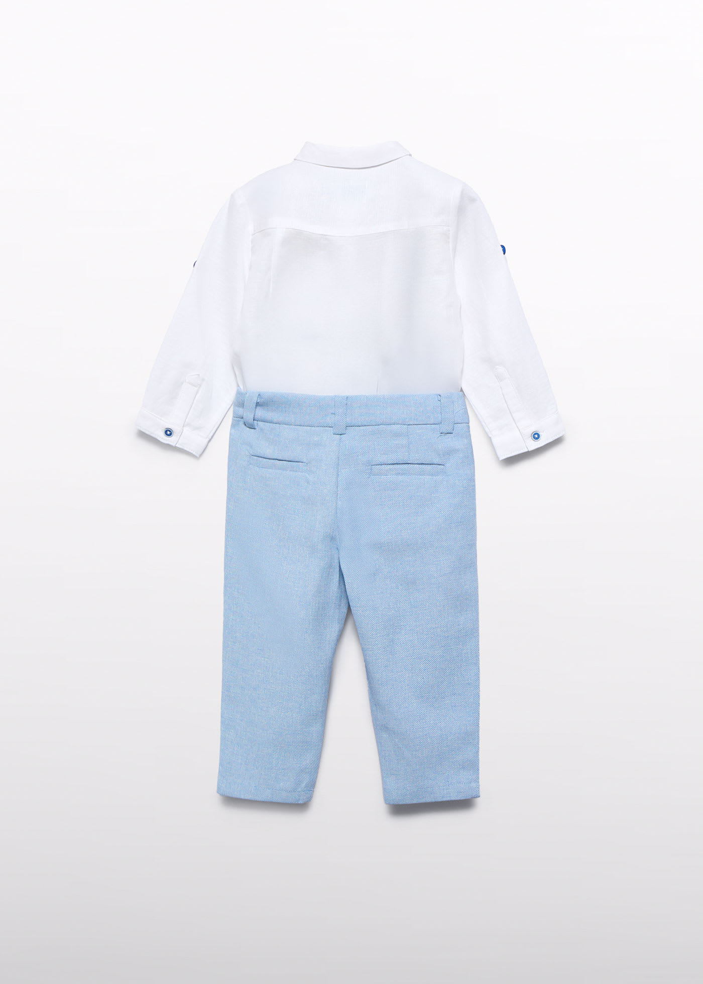 Conjunto pantalón con pajarita bebé