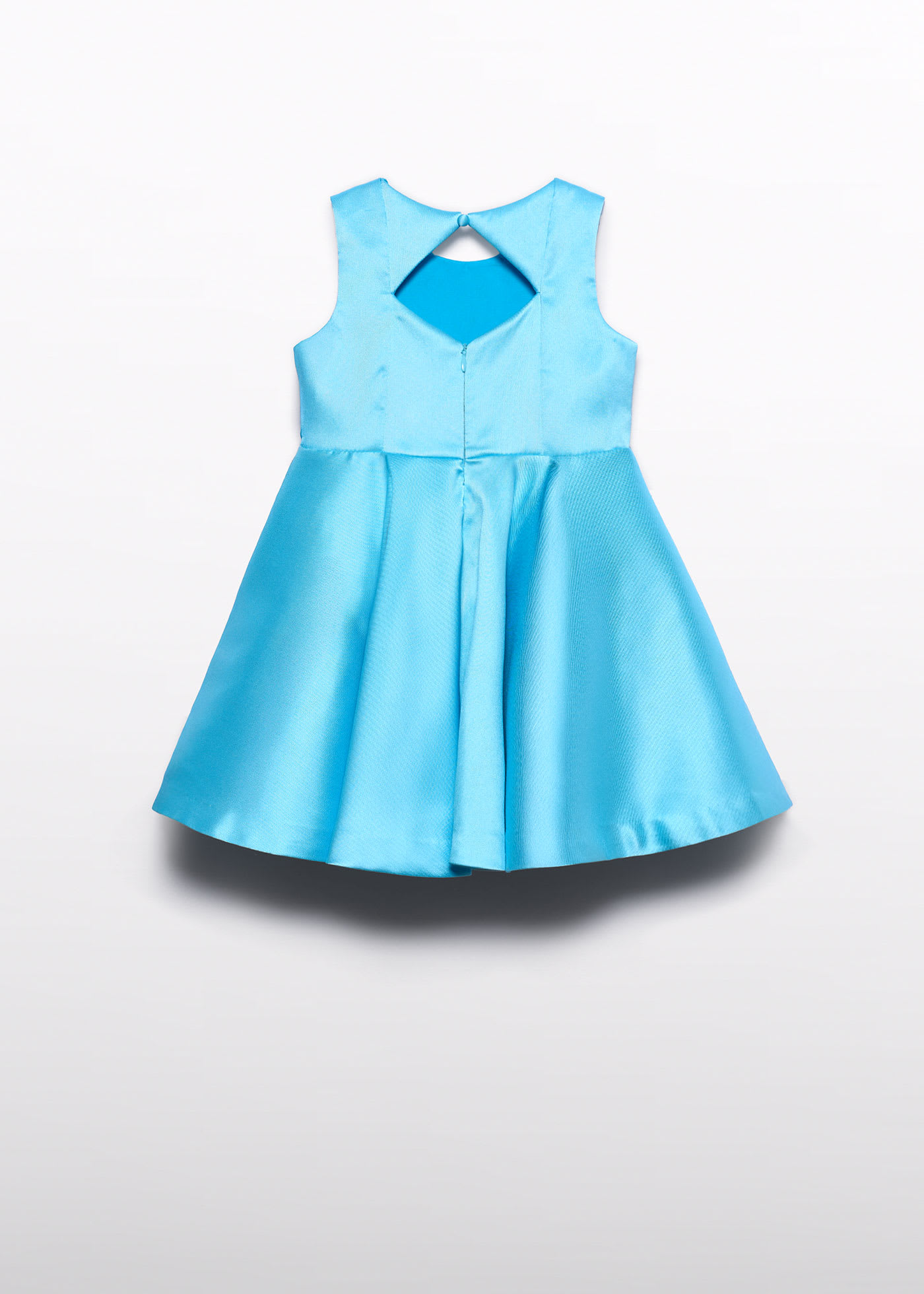 Abito mikado volant bambina