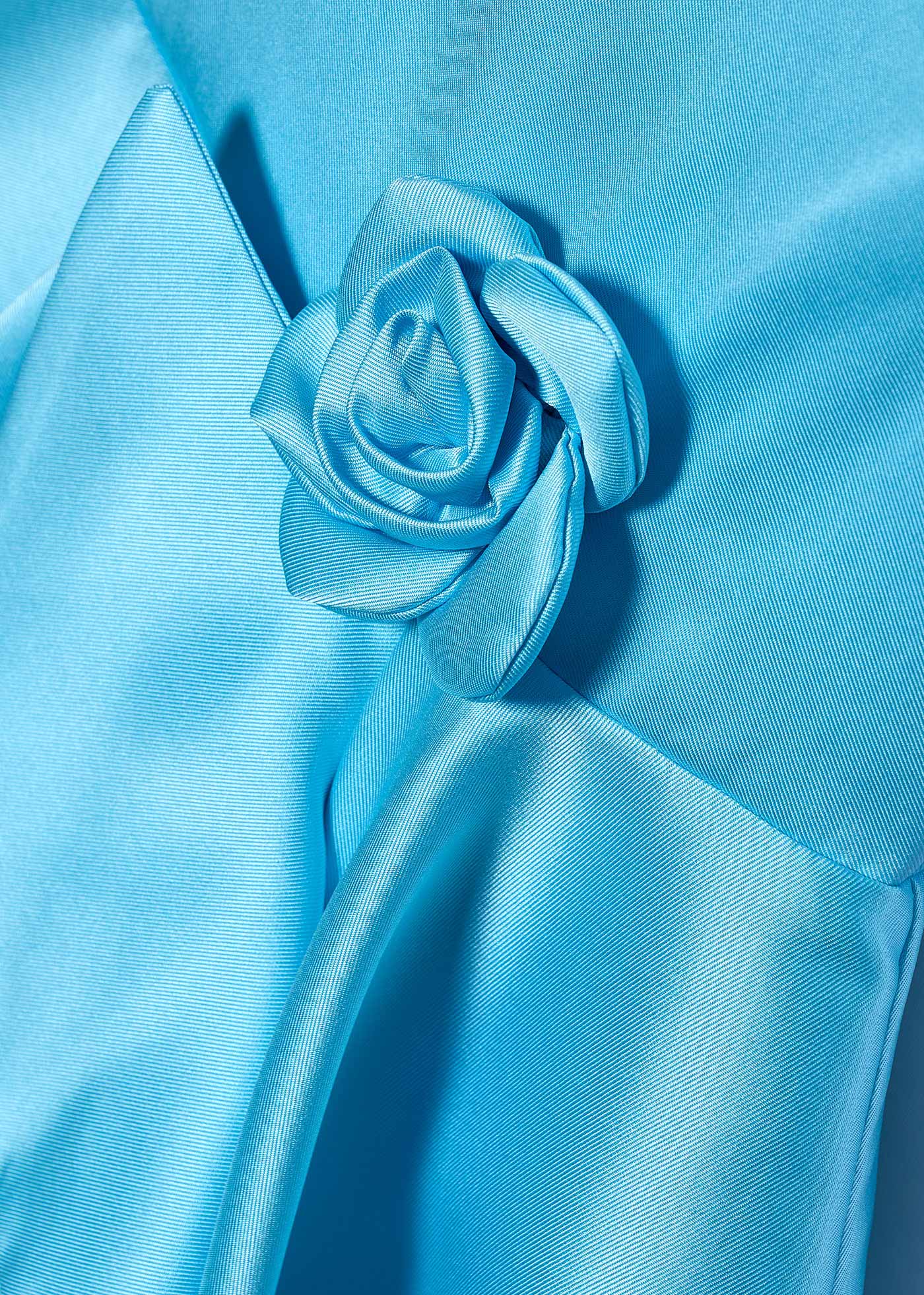 Vestido mikado volante niña