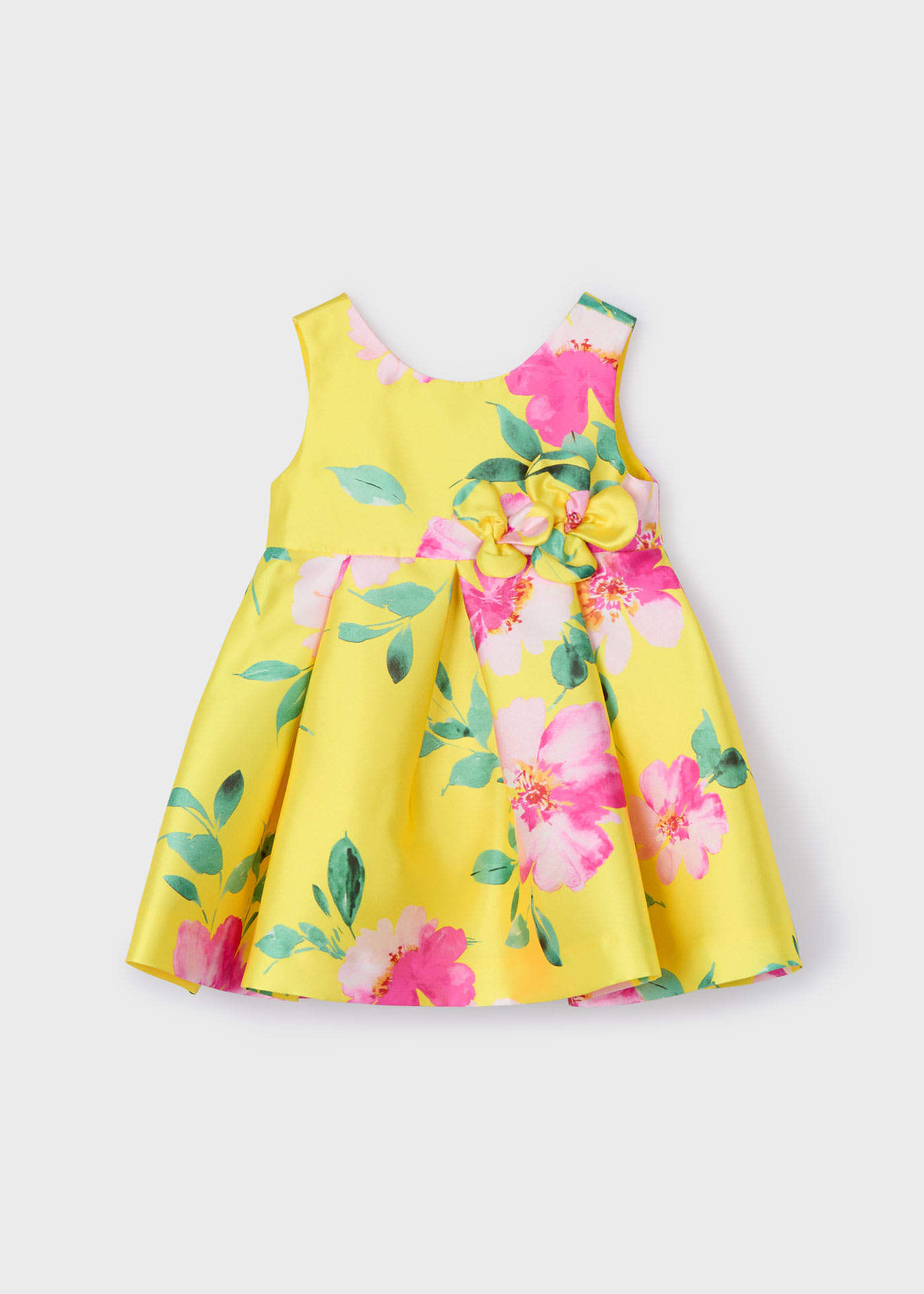 Baby printed mikado dress