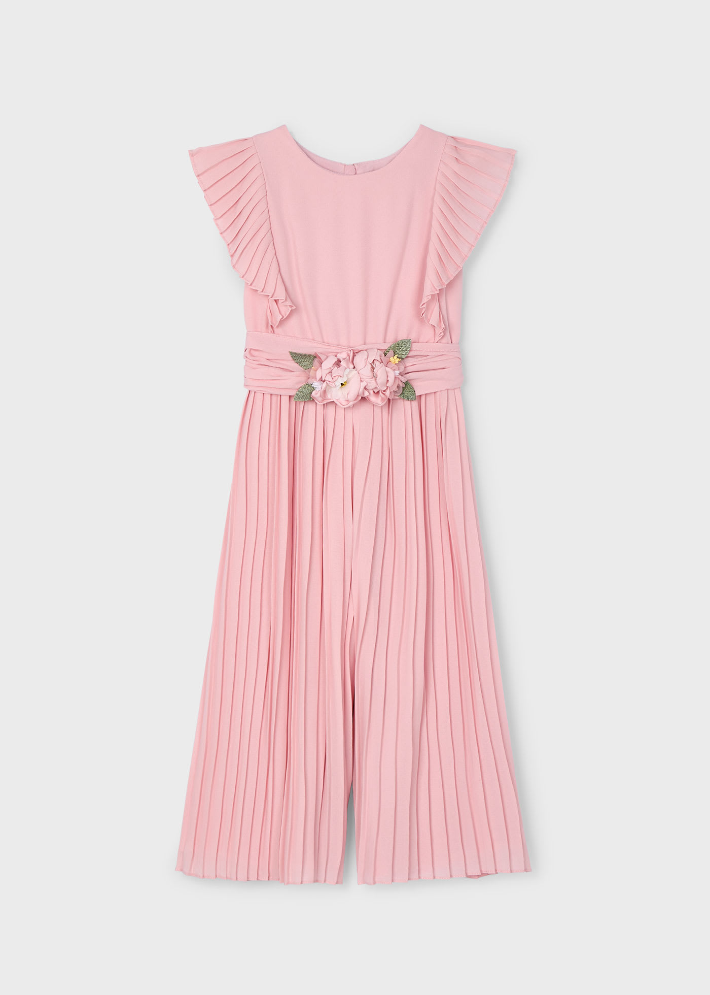 Tuta chiffon plissettato bambina