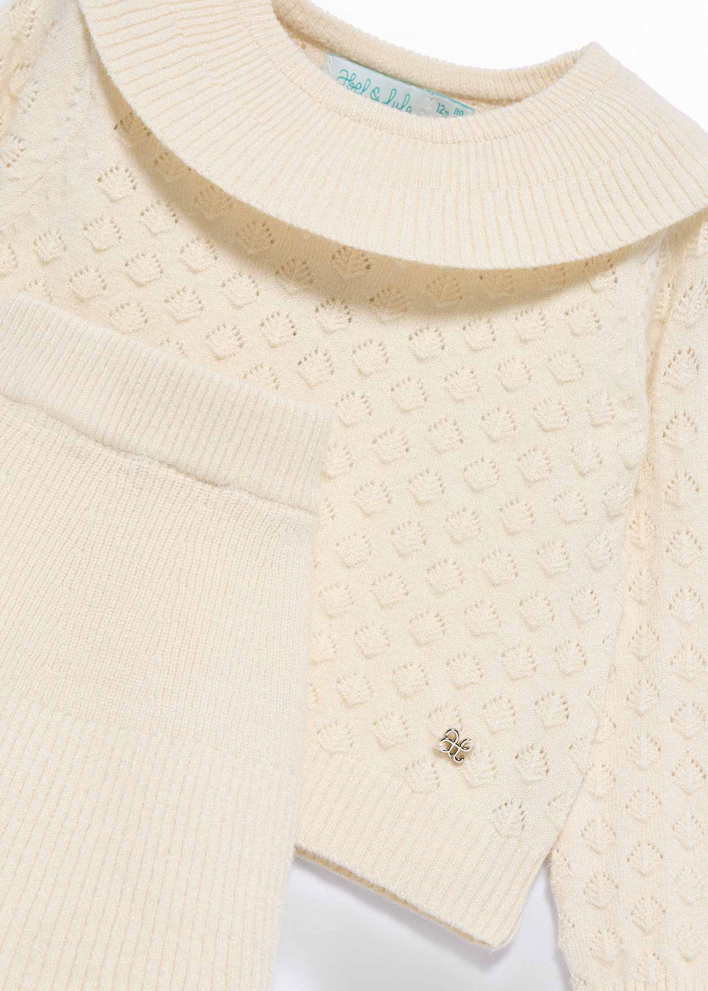 Conjunto falda tricot bebé niña