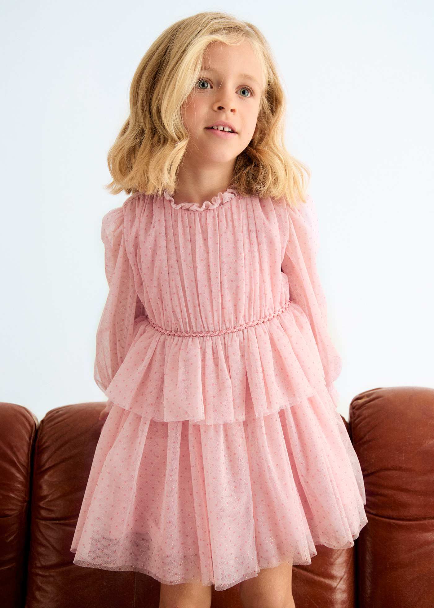 Girl Glitter Tulle Dress
