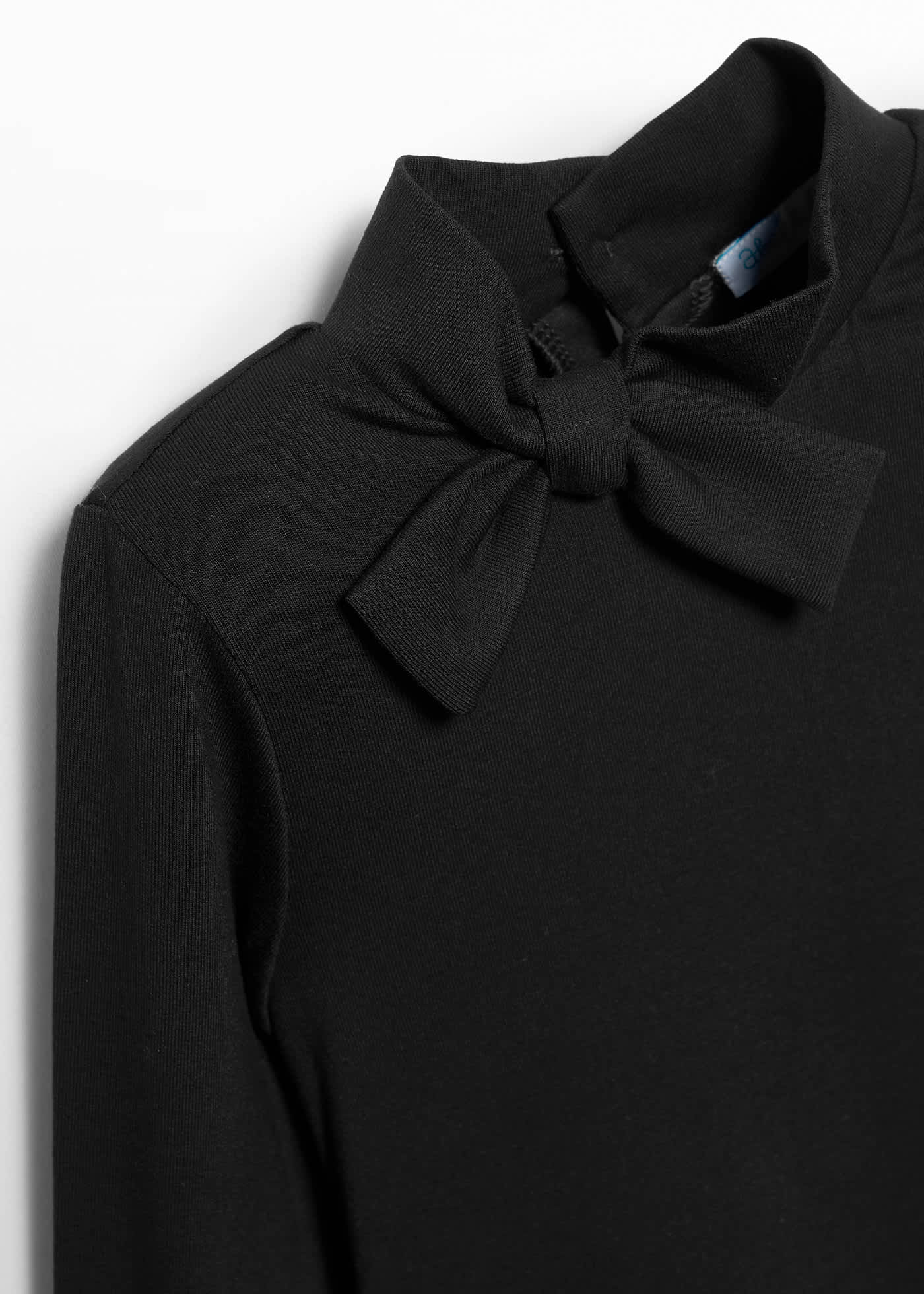 Girl Turtleneck with Bow Tie