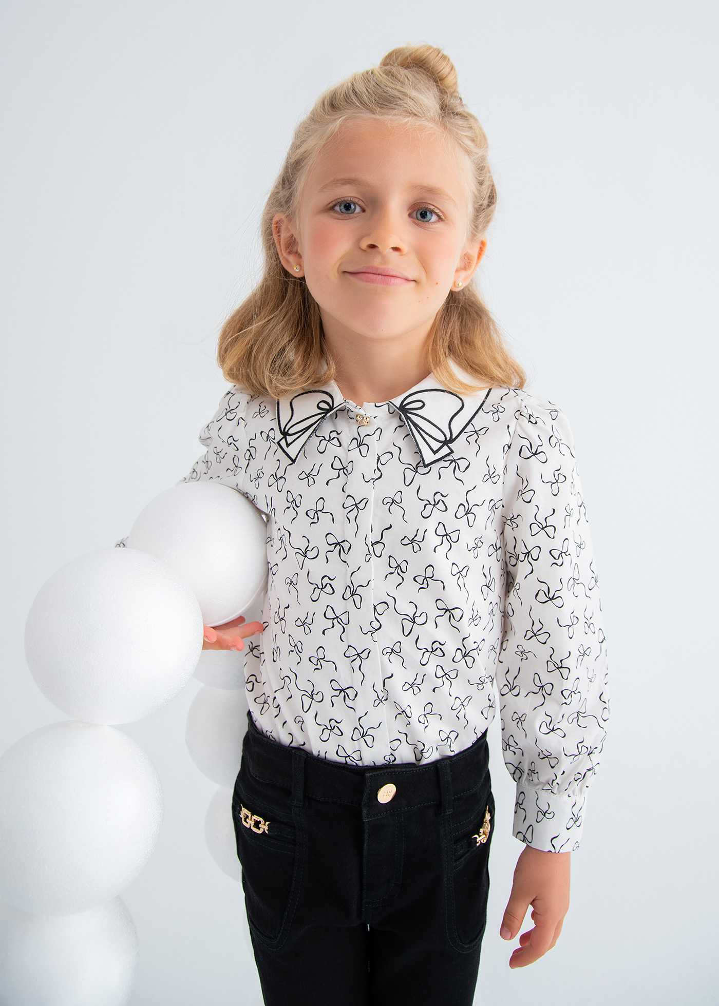 Girl Satin Poplin Blouse