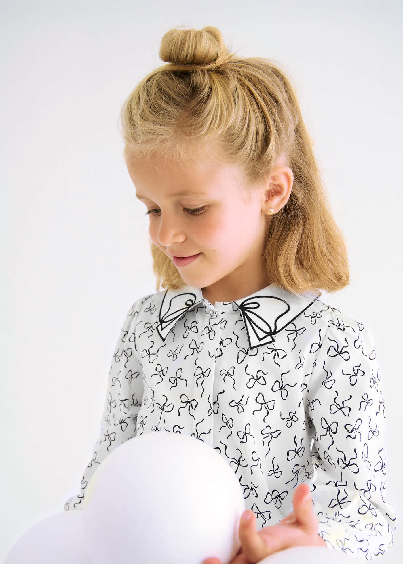 Girl Satin Poplin Blouse