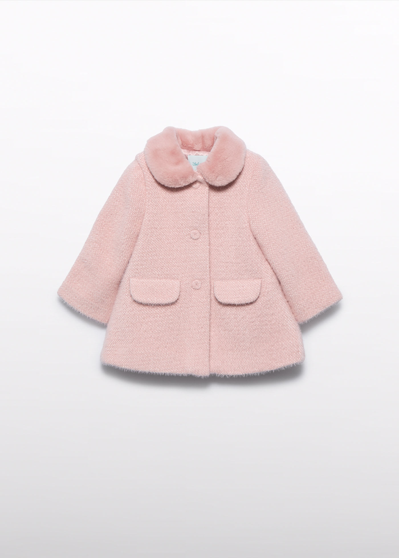Baby Girl Textured Knit Coat