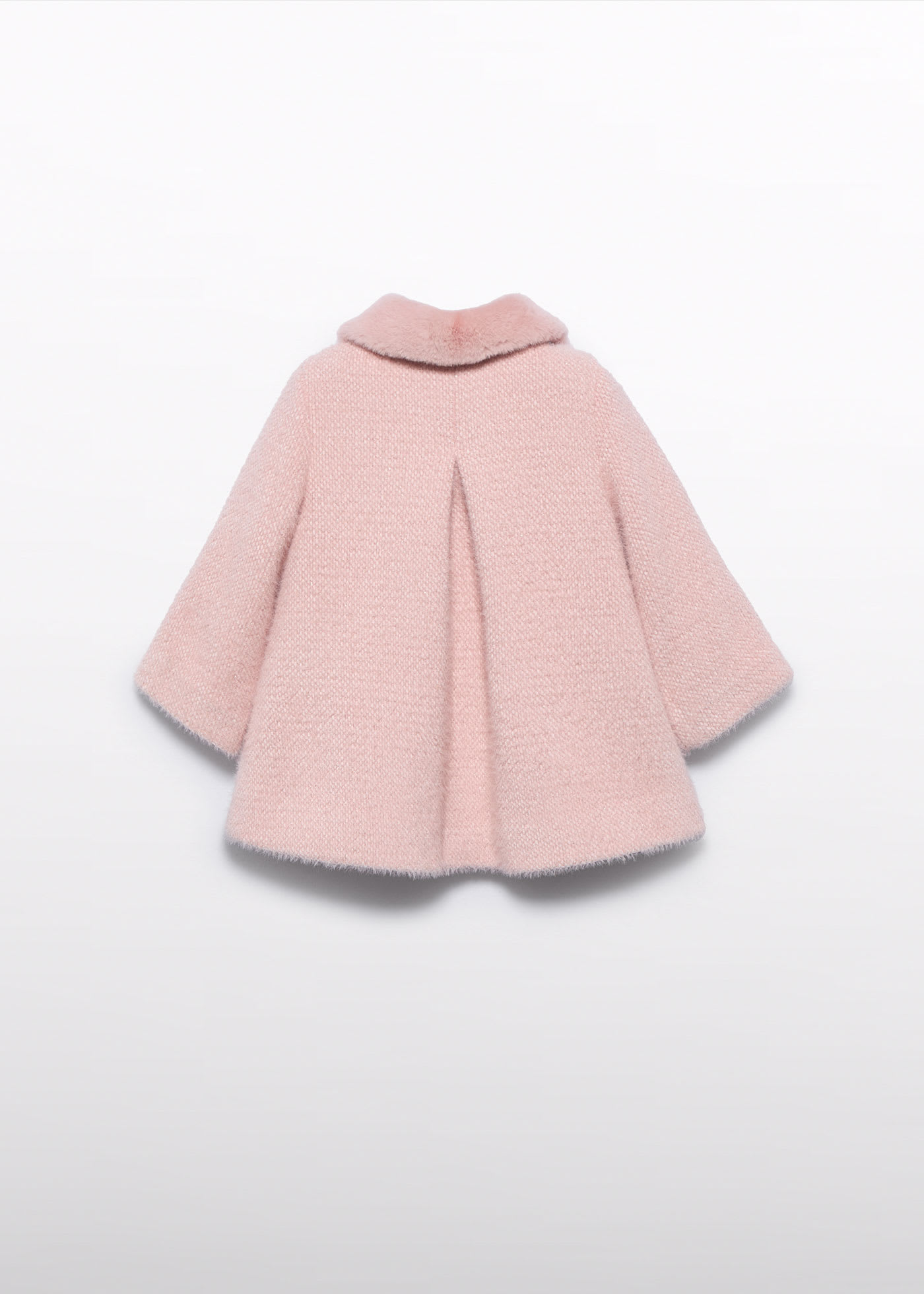 Baby Girl Textured Knit Coat