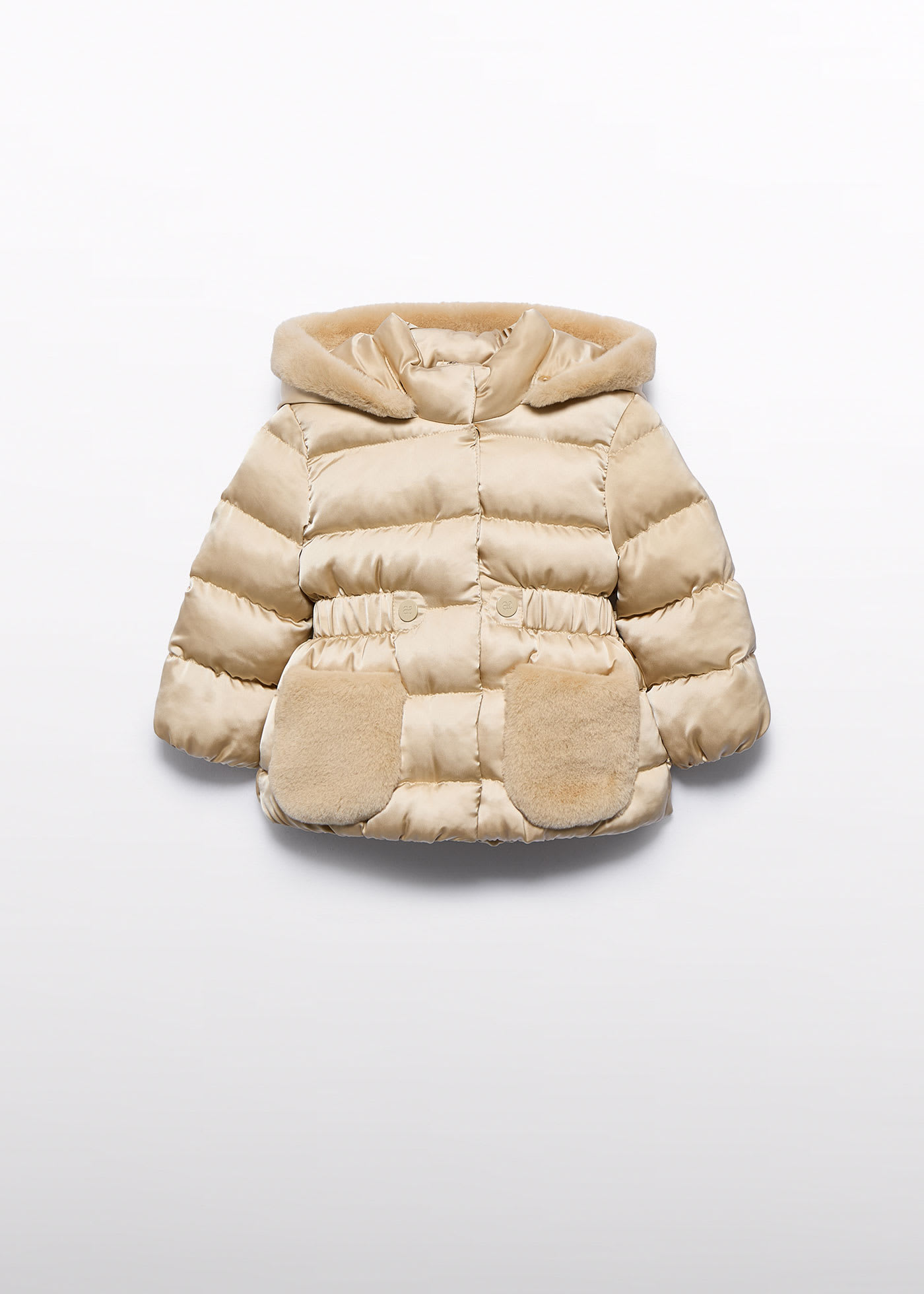 Baby Girl Satin Coat