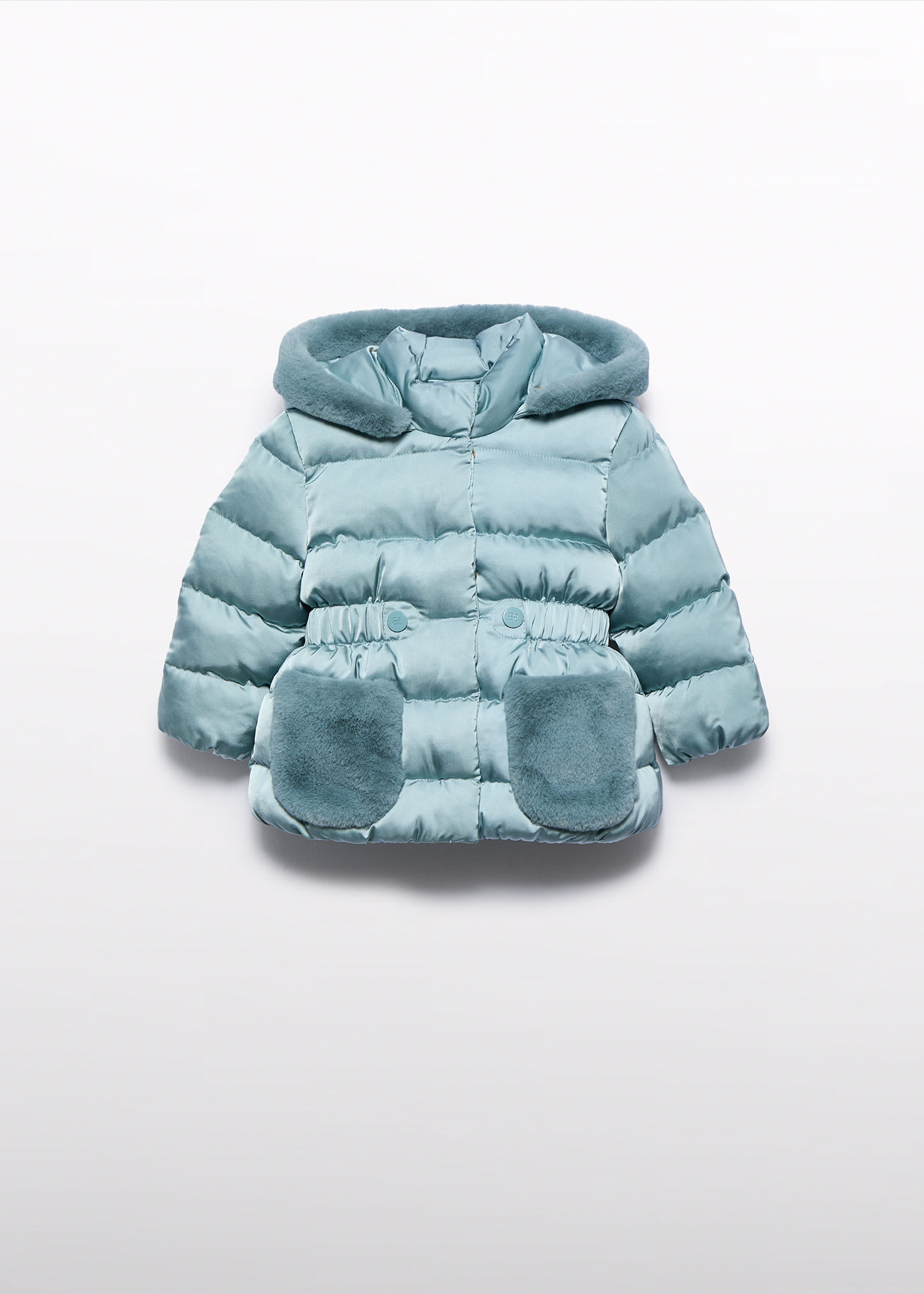 Baby Girl Satin Coat