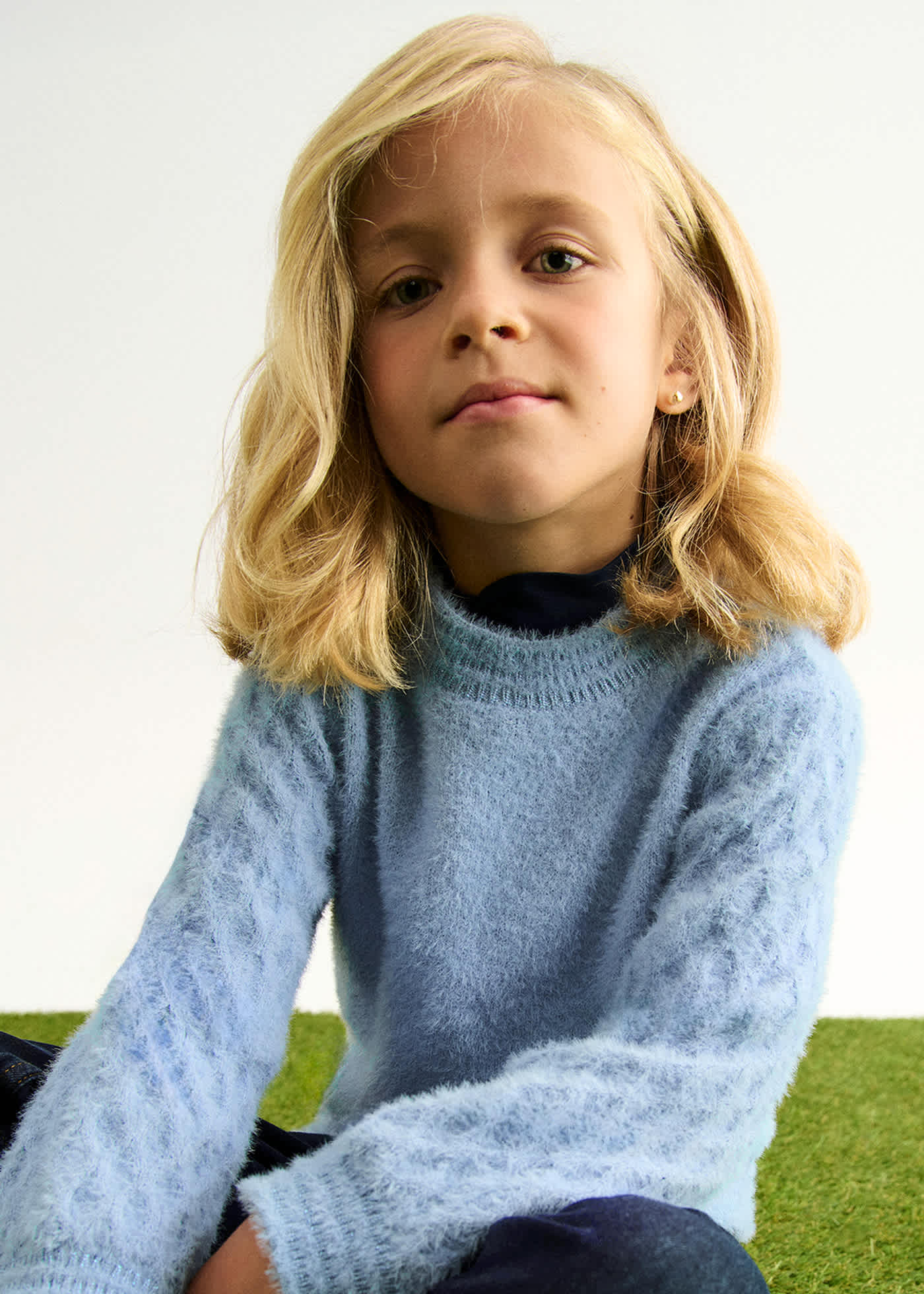 Girl Fuzzy Sweater