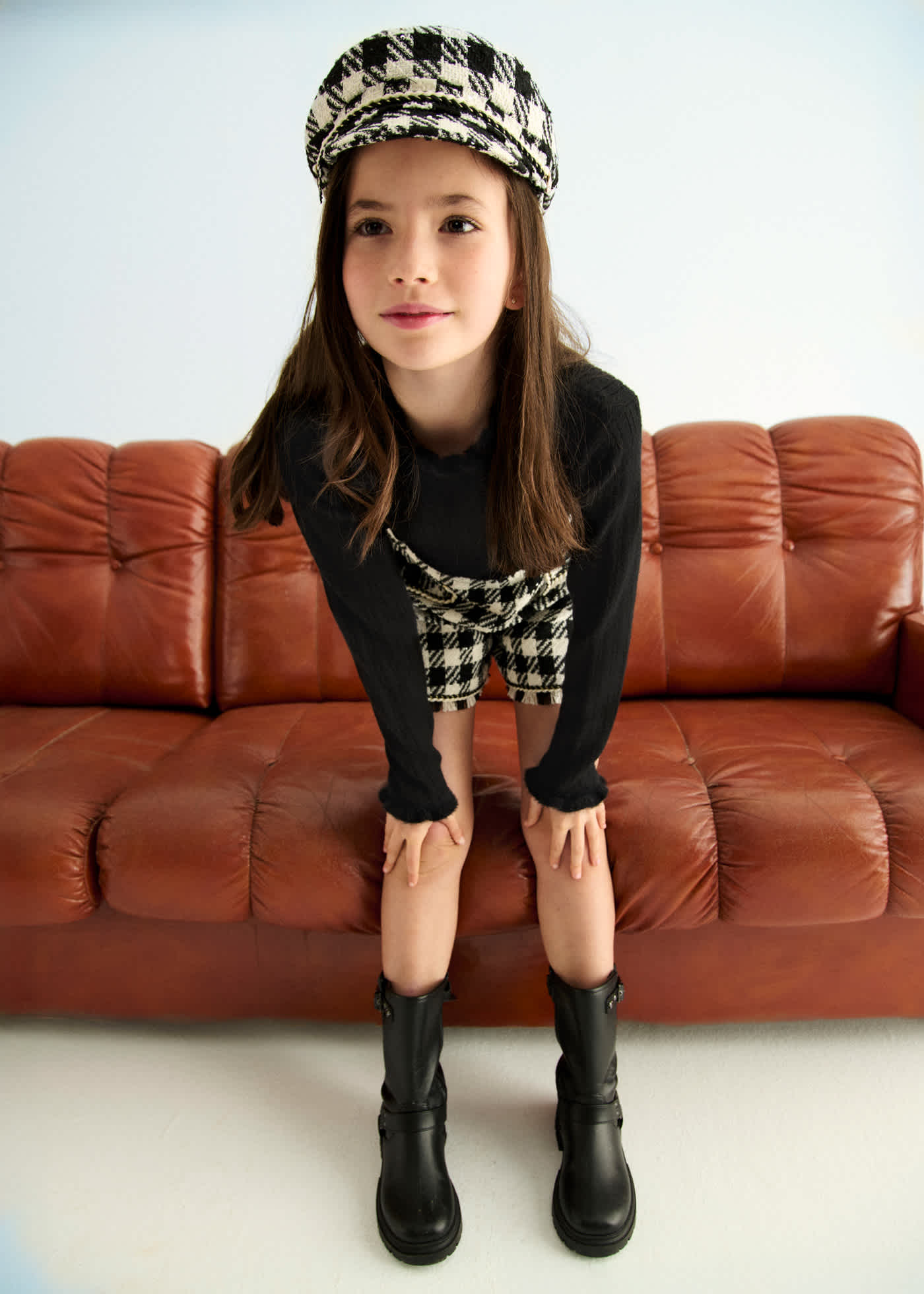 Girl Ribbed Knit Turtleneck