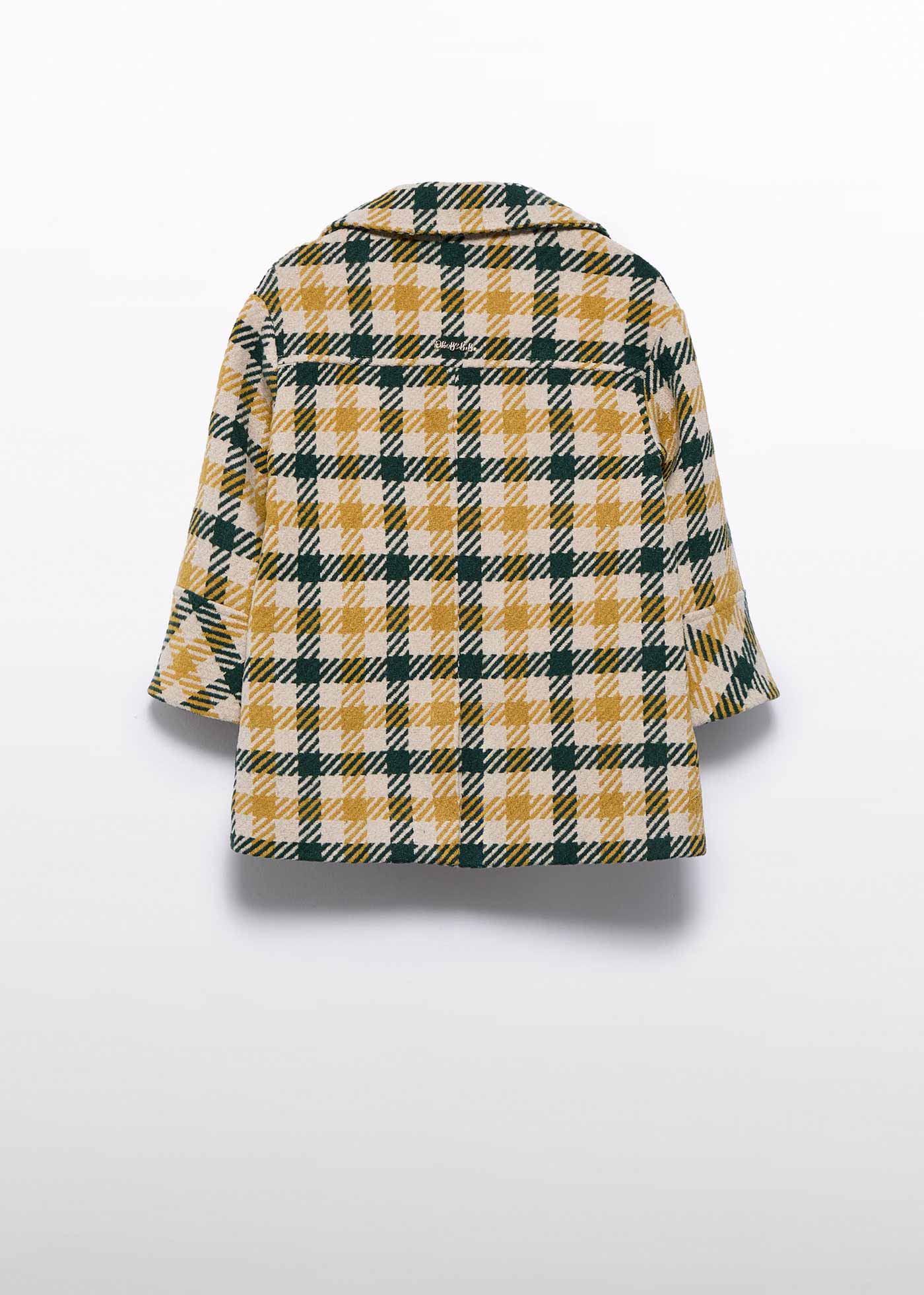 Cappotto quadri bambina