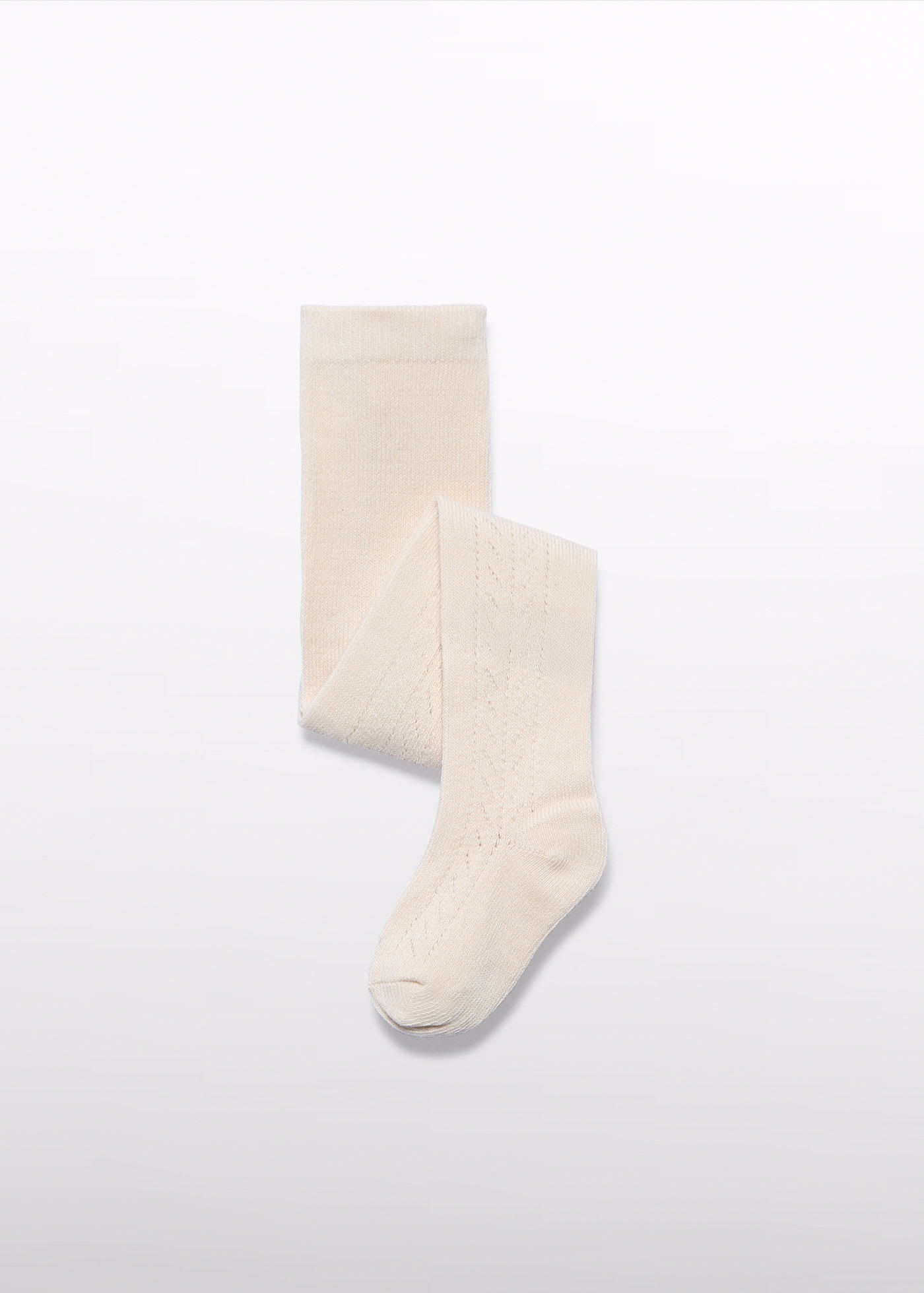 Girls open knit tights