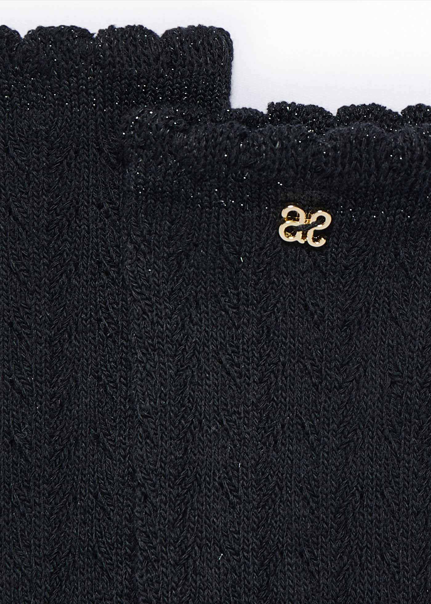 Girl Openwork Knee-High Socks