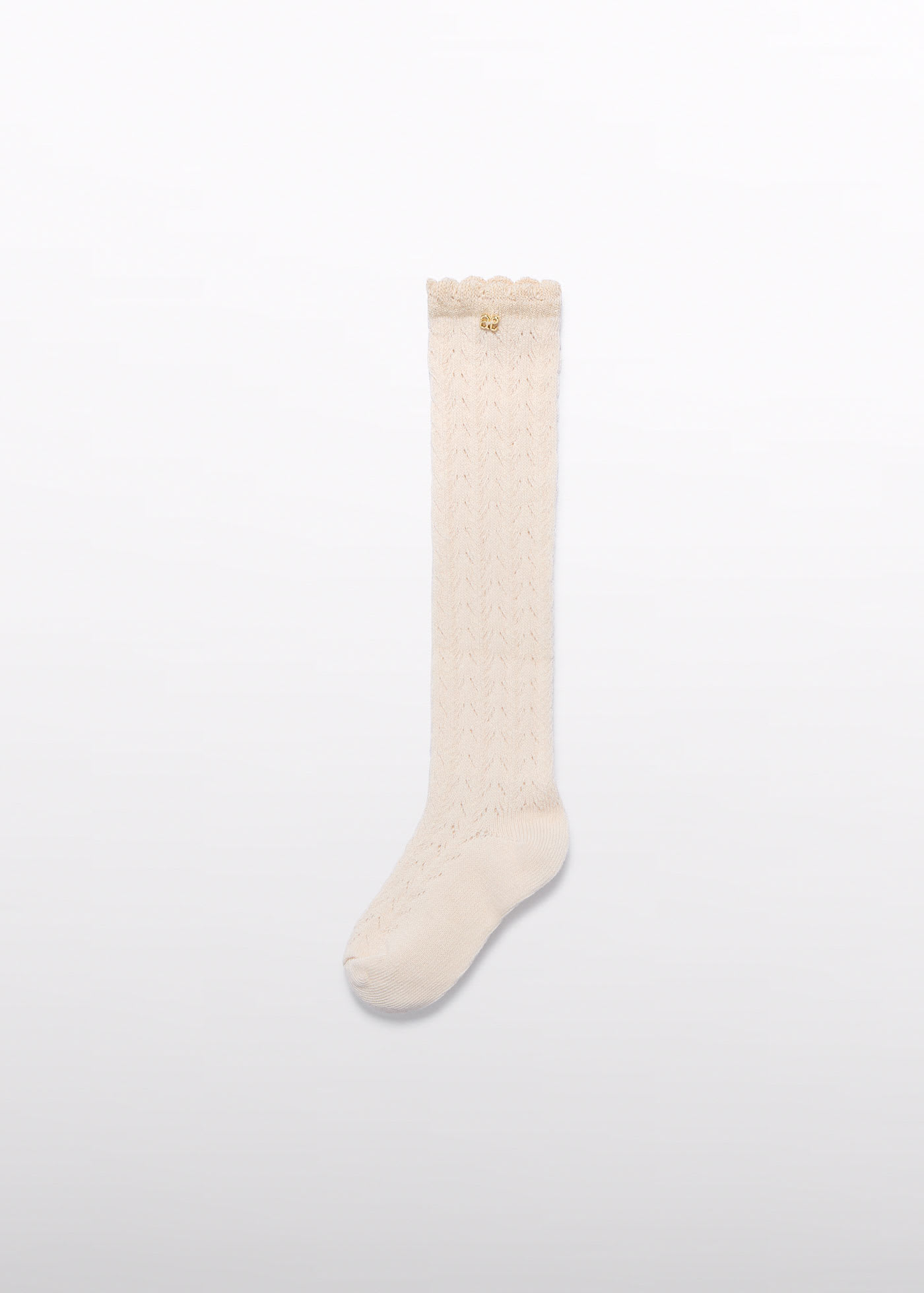 Girl Openwork Knee-High Socks