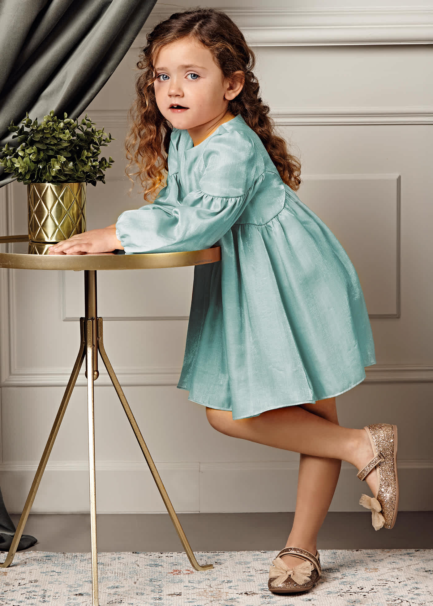Girl Satin Shine Dress