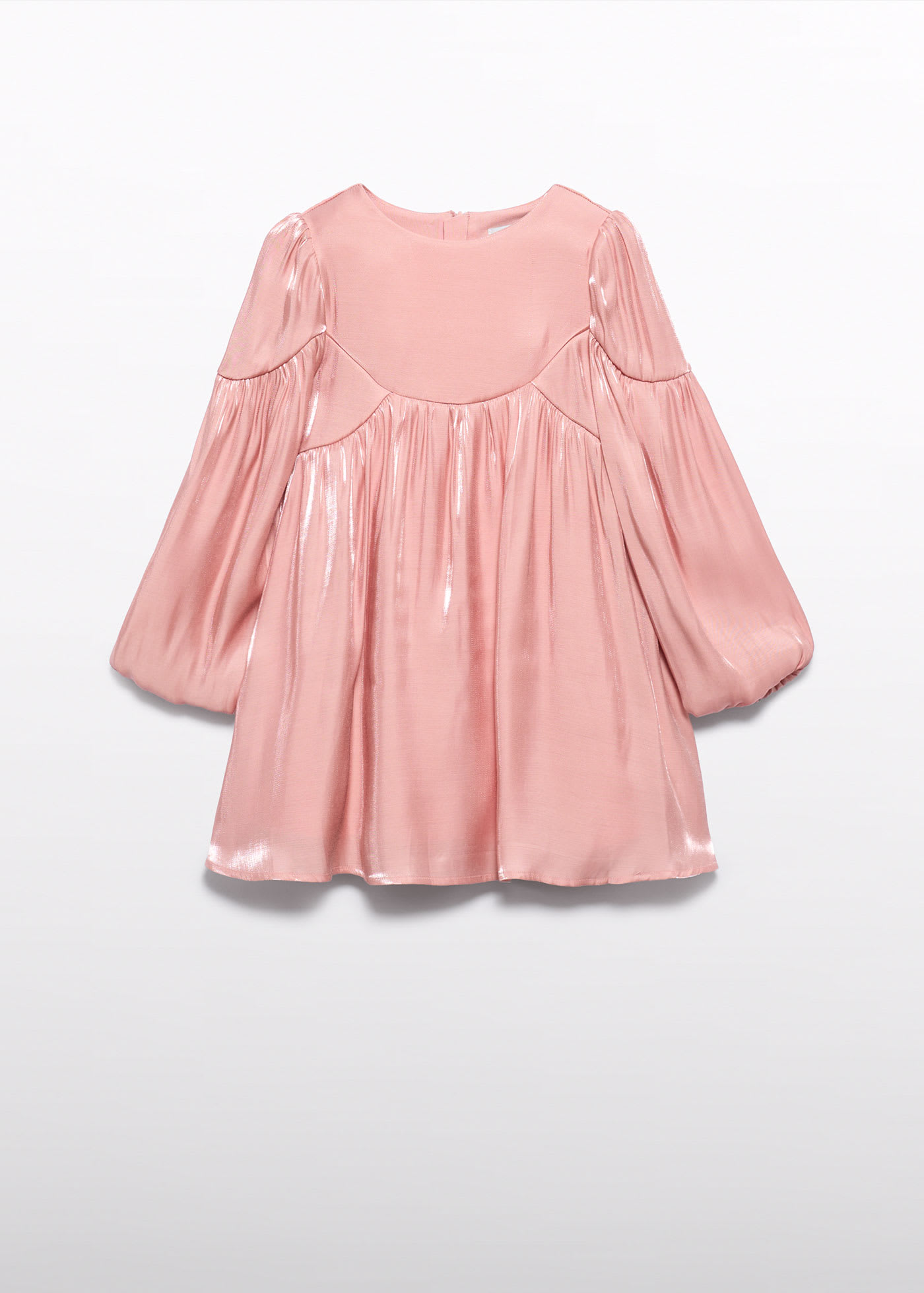 Robe satinée brillante fille