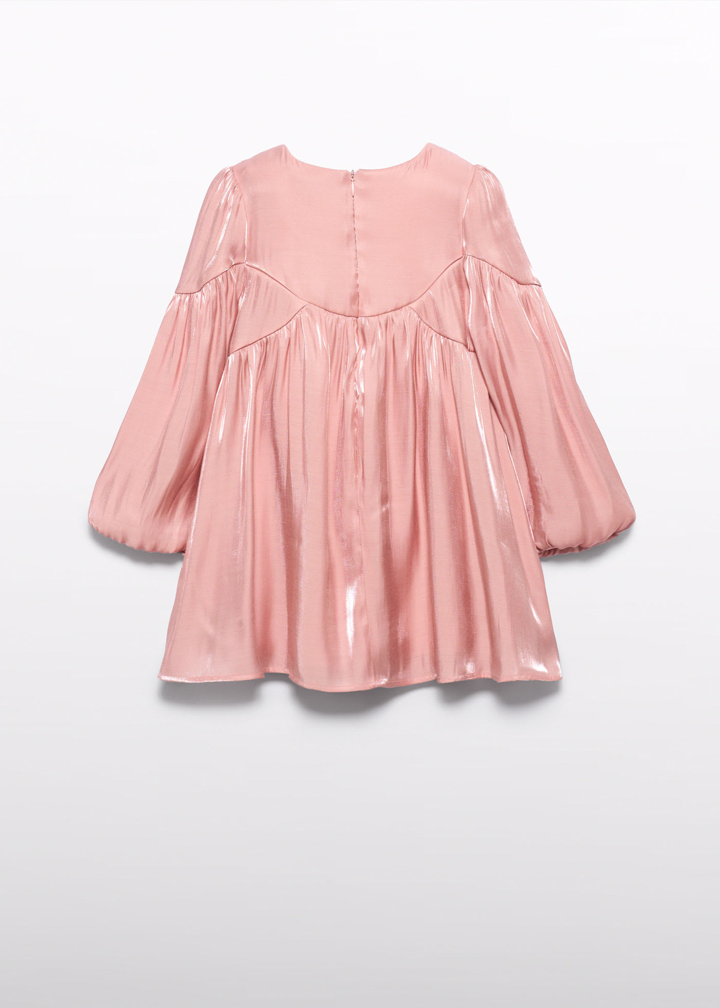 Robe satinée brillante fille