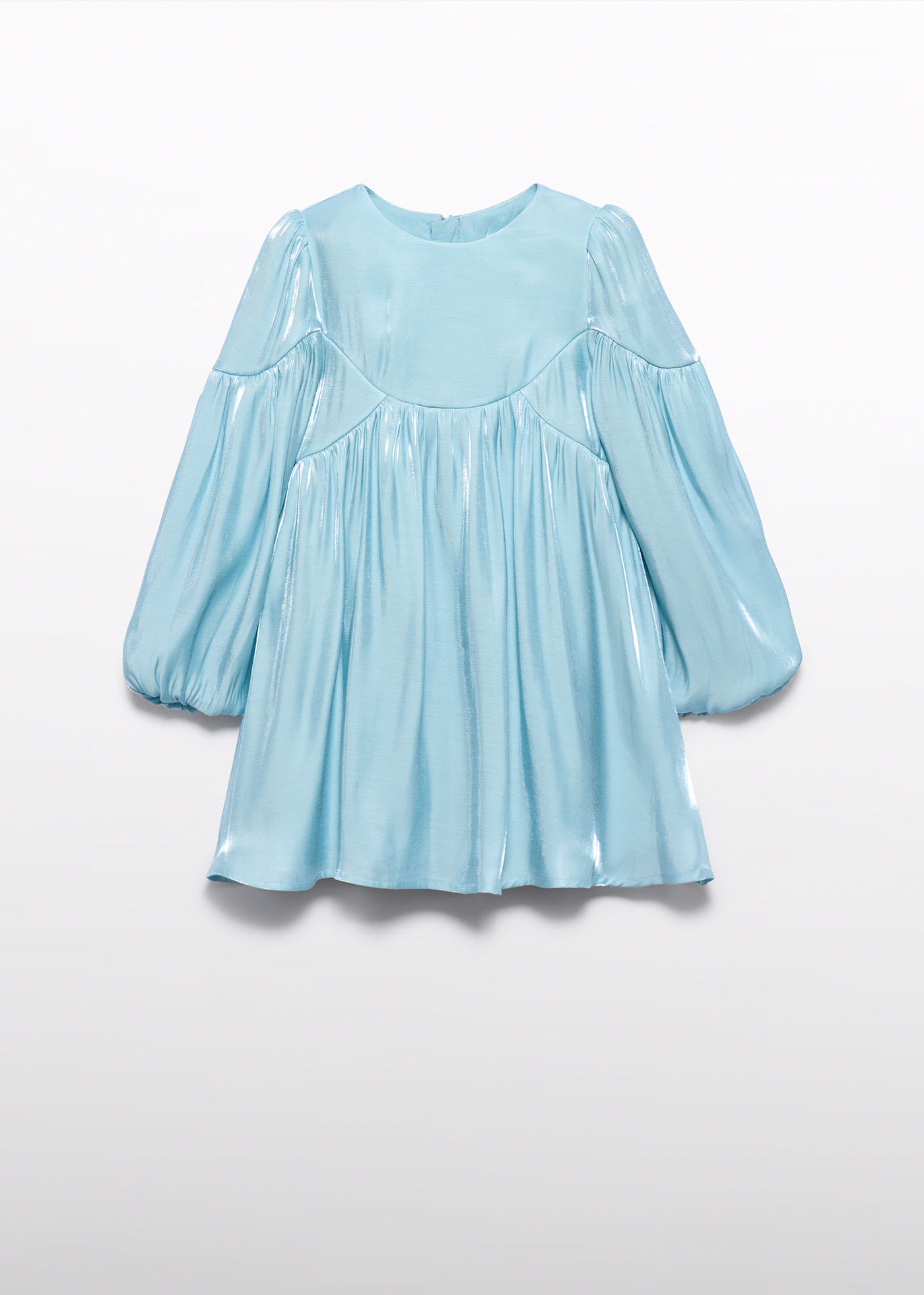 Robe satinée brillante fille