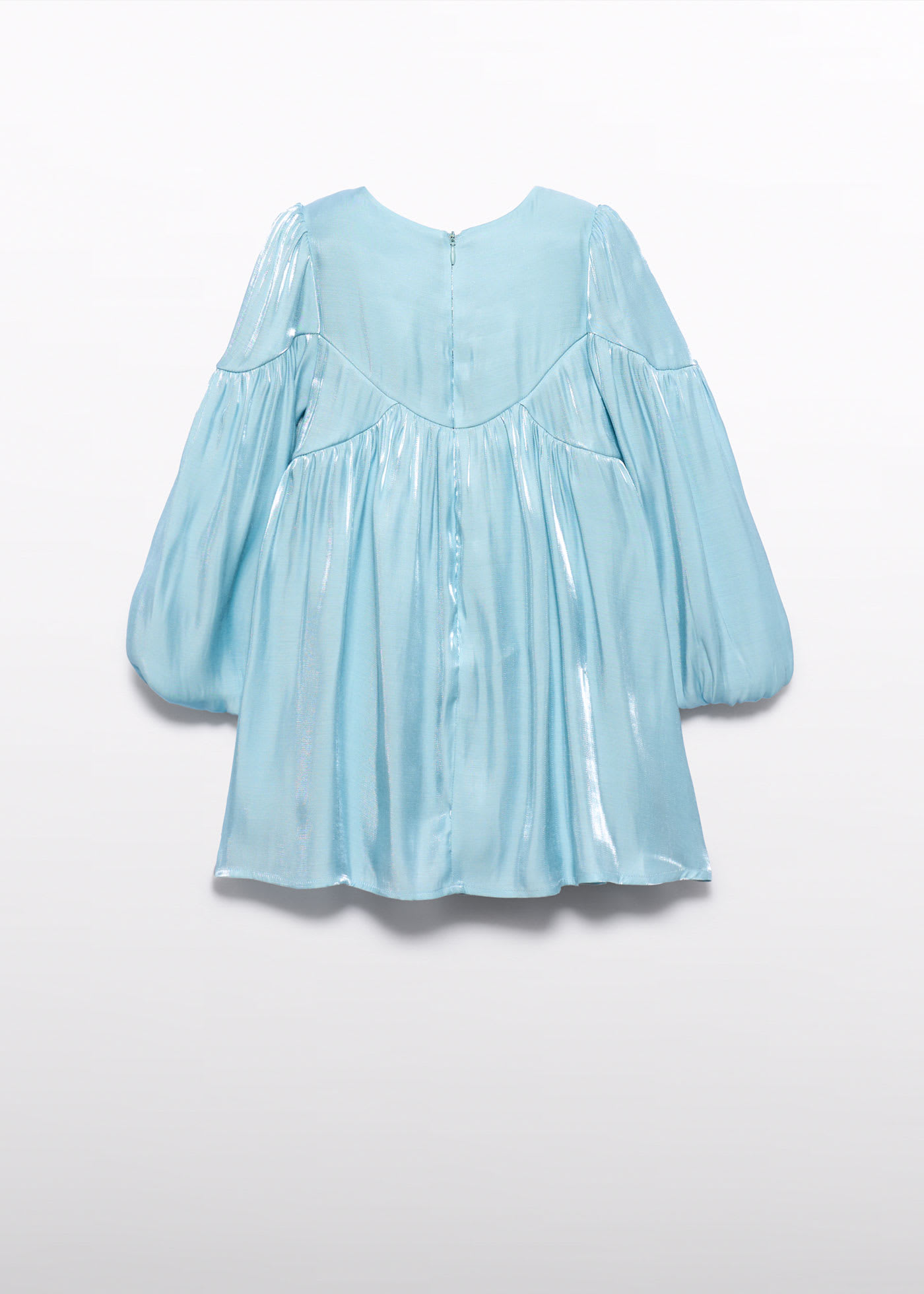 Robe satinée brillante fille