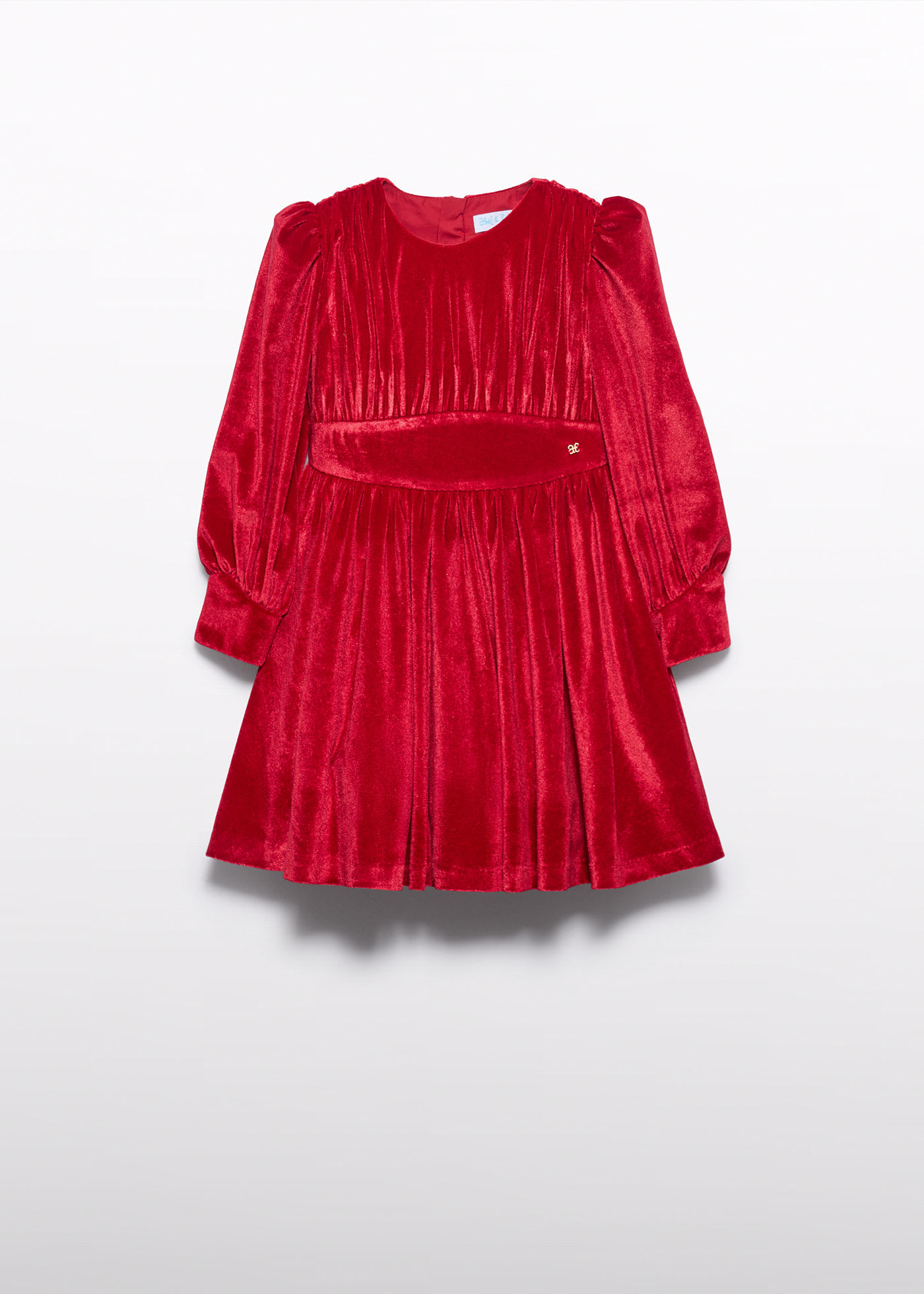 Girl Velvet Glitter Dress