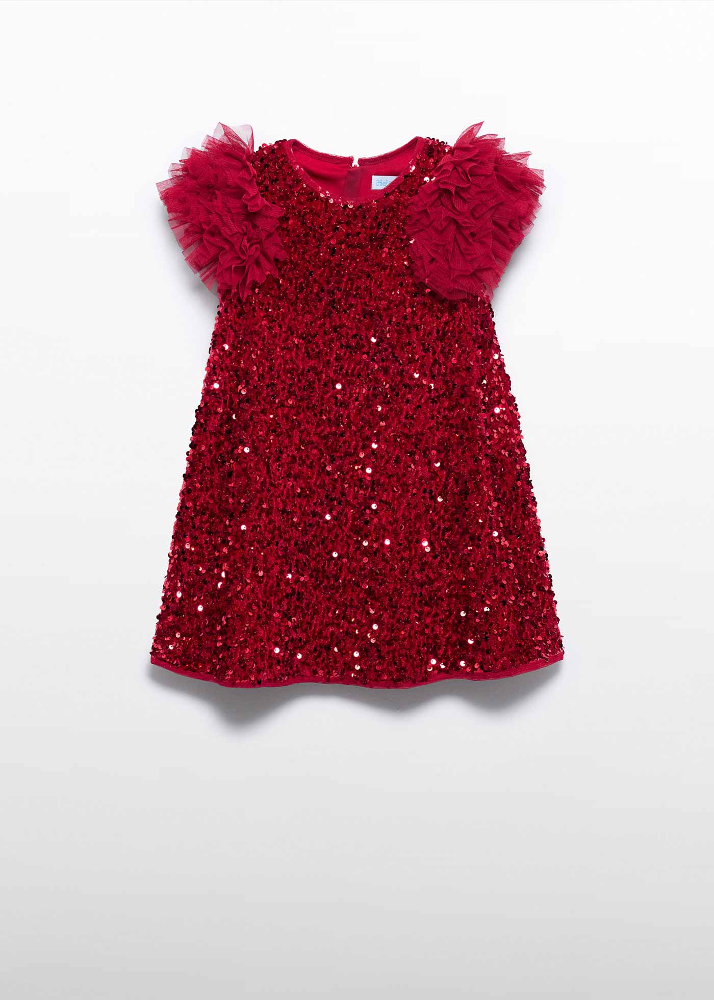 Robe en paillettes et tulle fille