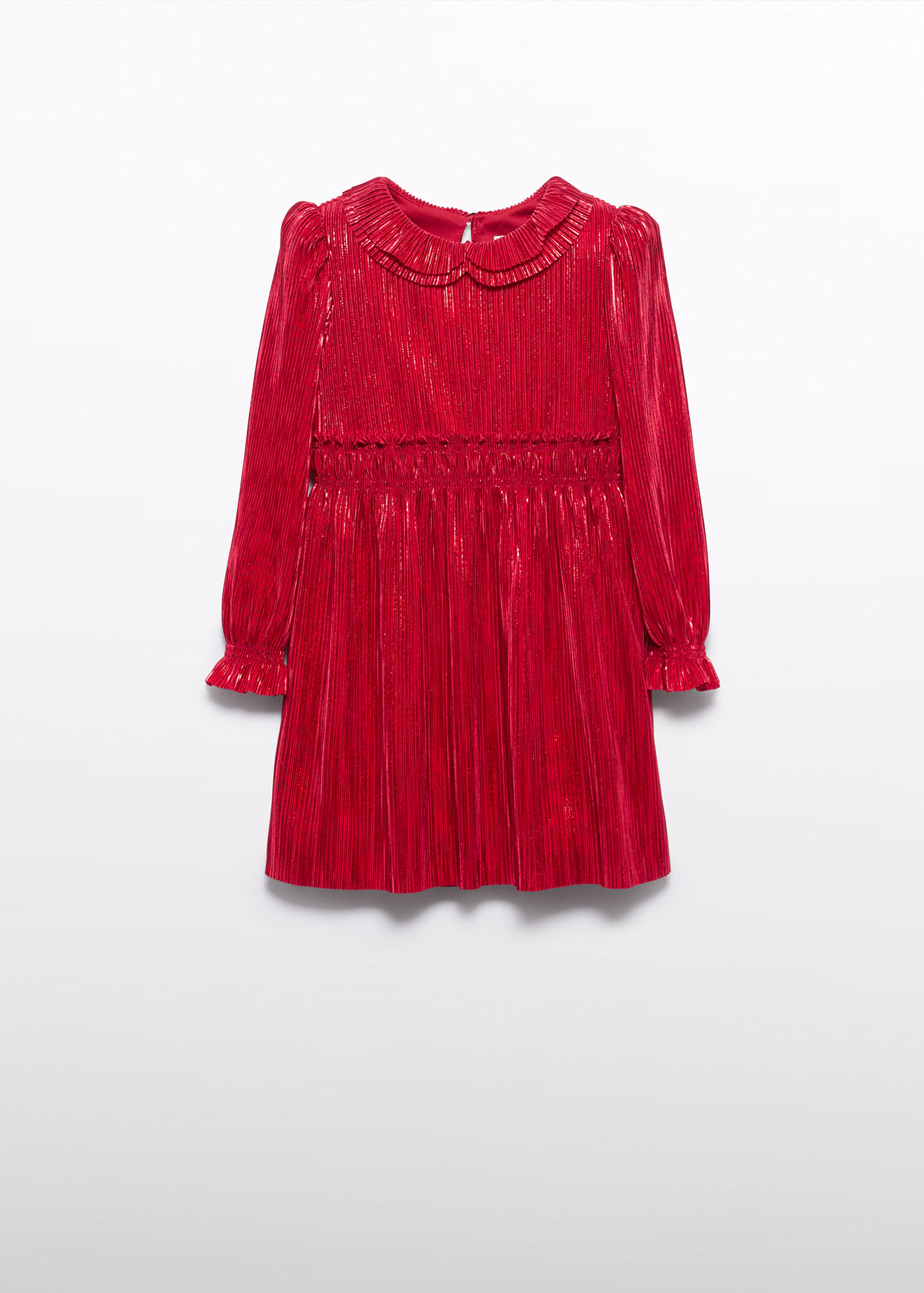 Girl Pleated Knit Dress
