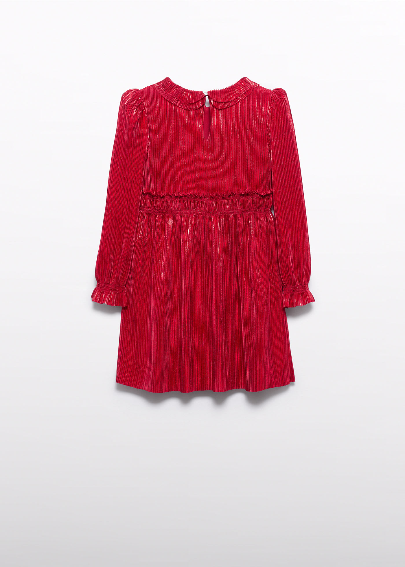 Girl Pleated Knit Dress