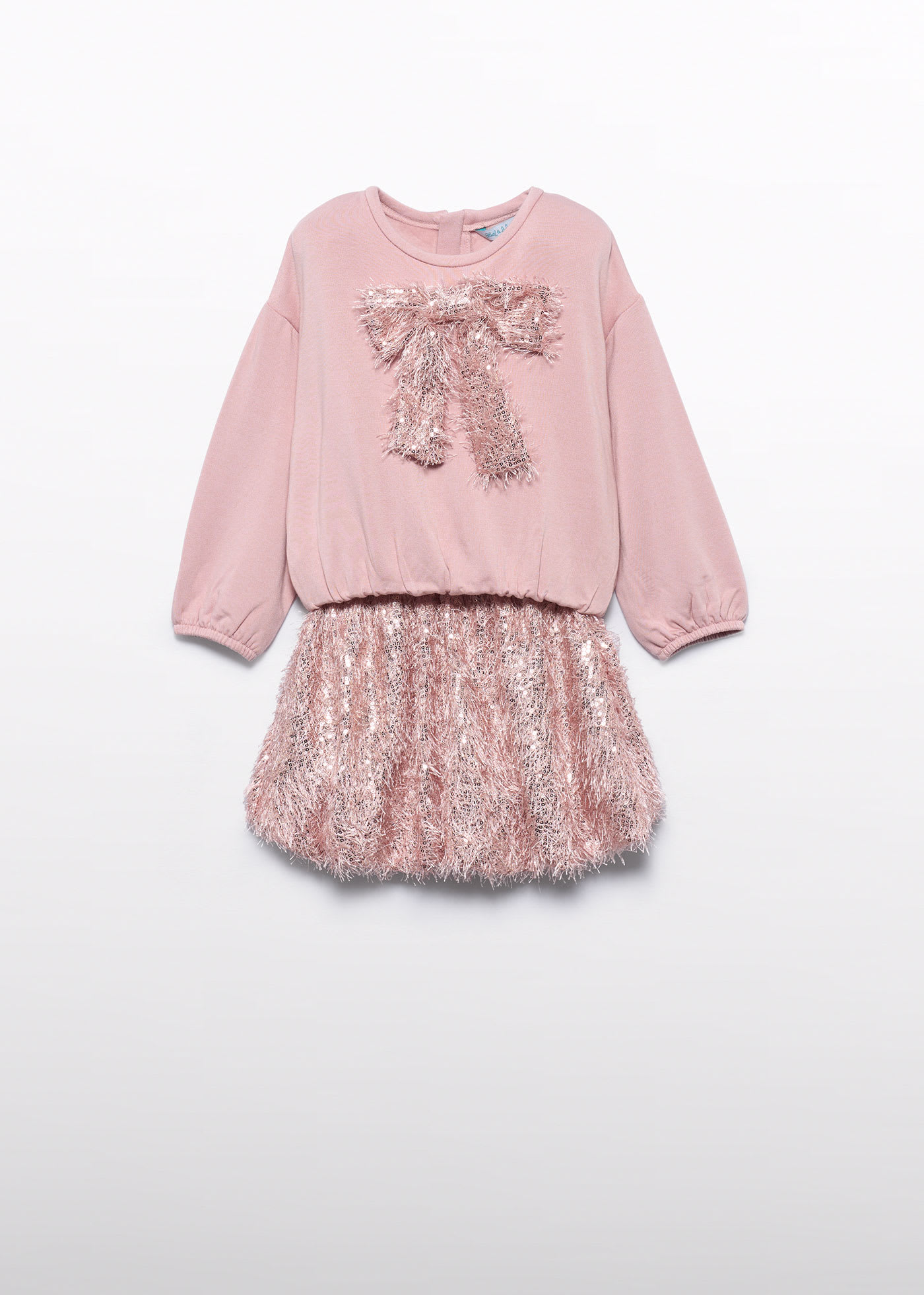 Girl Sequin Fringe Skirt Set