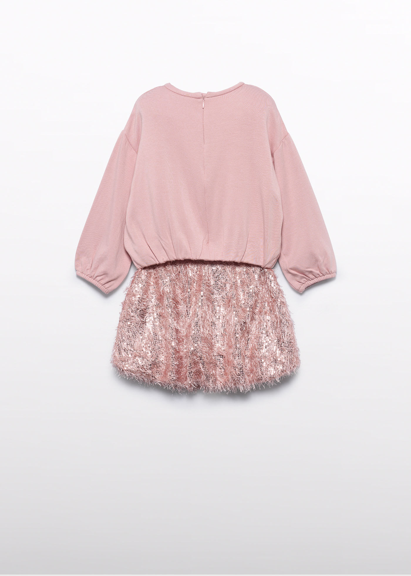Girl Sequin Fringe Skirt Set