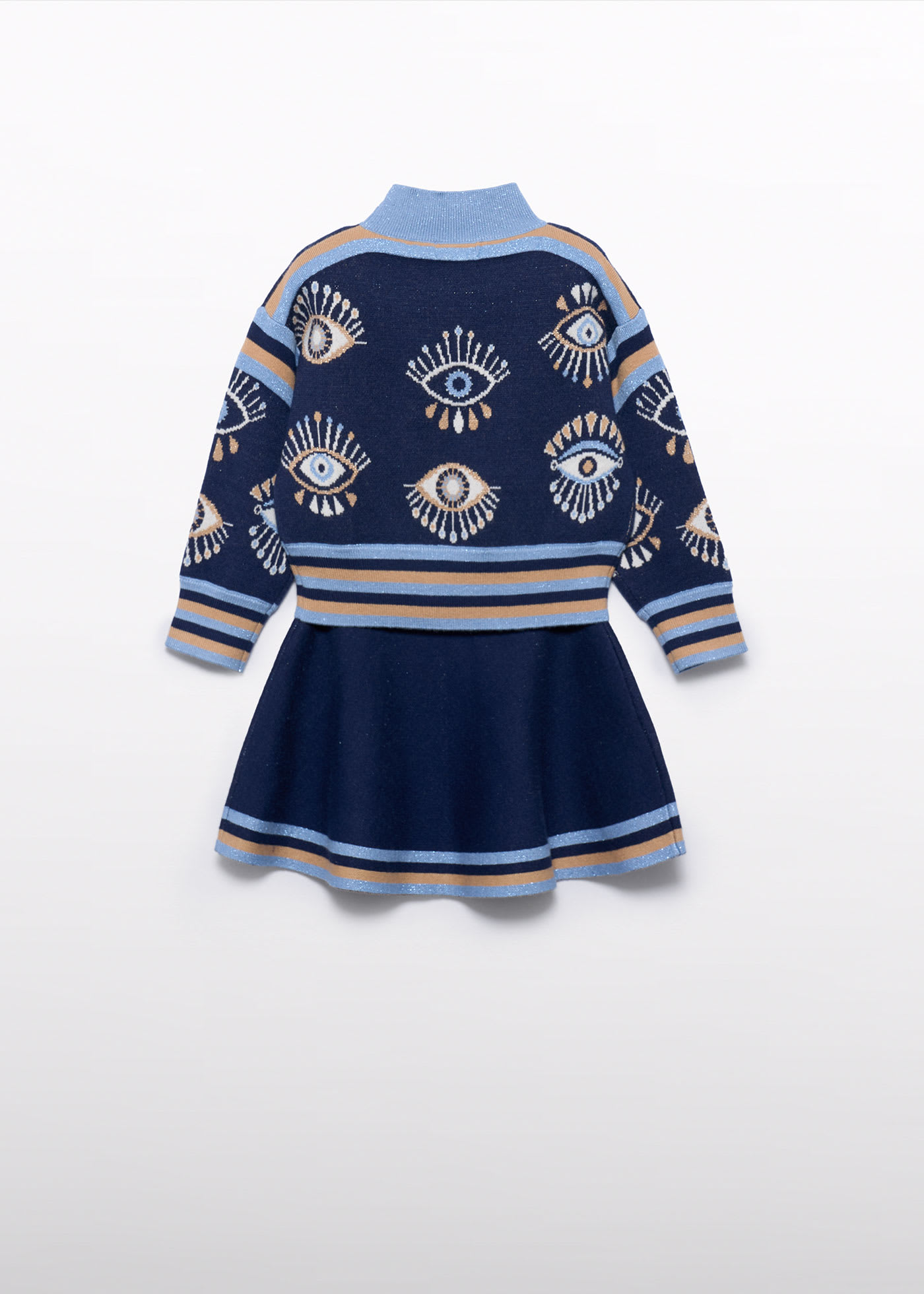 Ensemble jupe en tricot fille