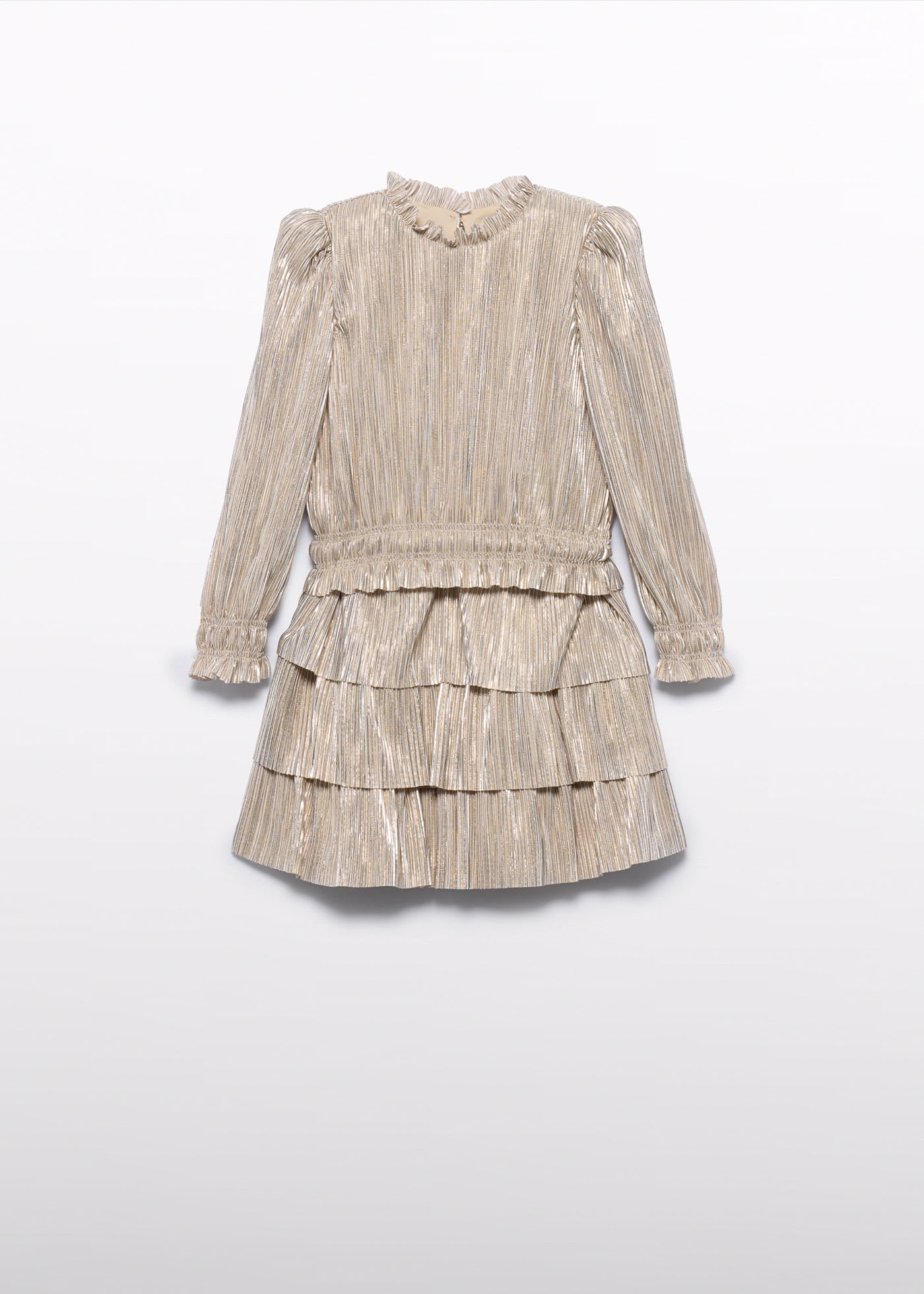 Ensemble jupe plissée brillante fille