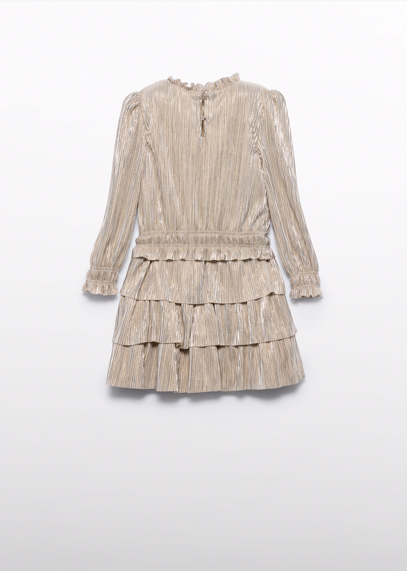 Ensemble jupe plissée brillante fille