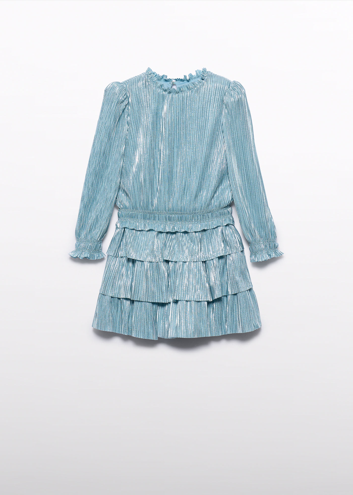 Ensemble jupe plissée brillante fille
