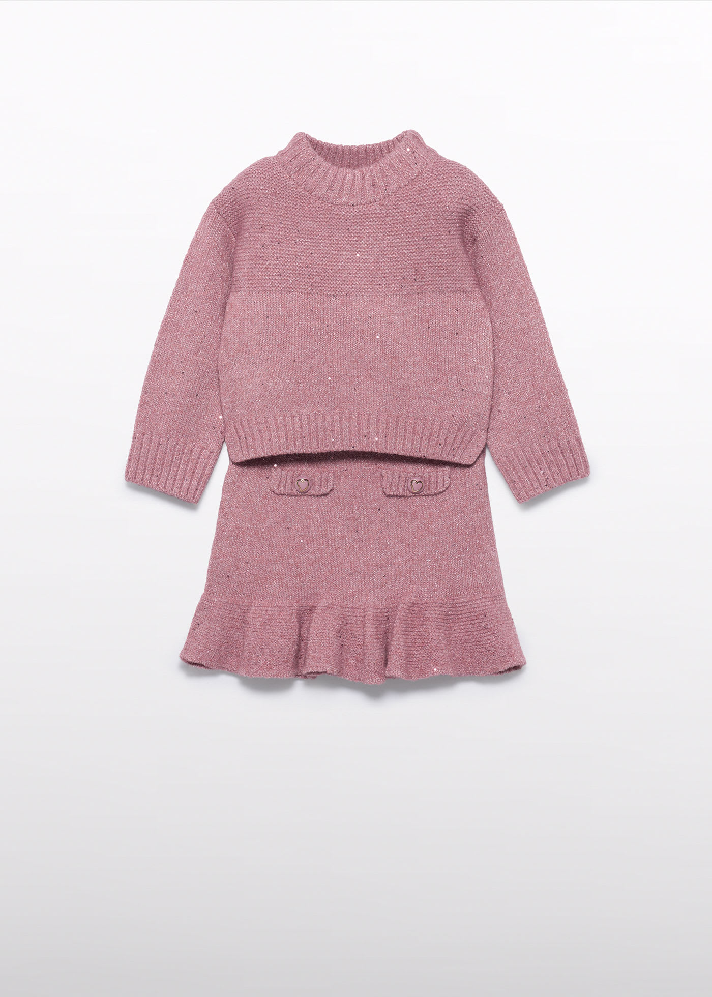 Girl Knit Skirt Set