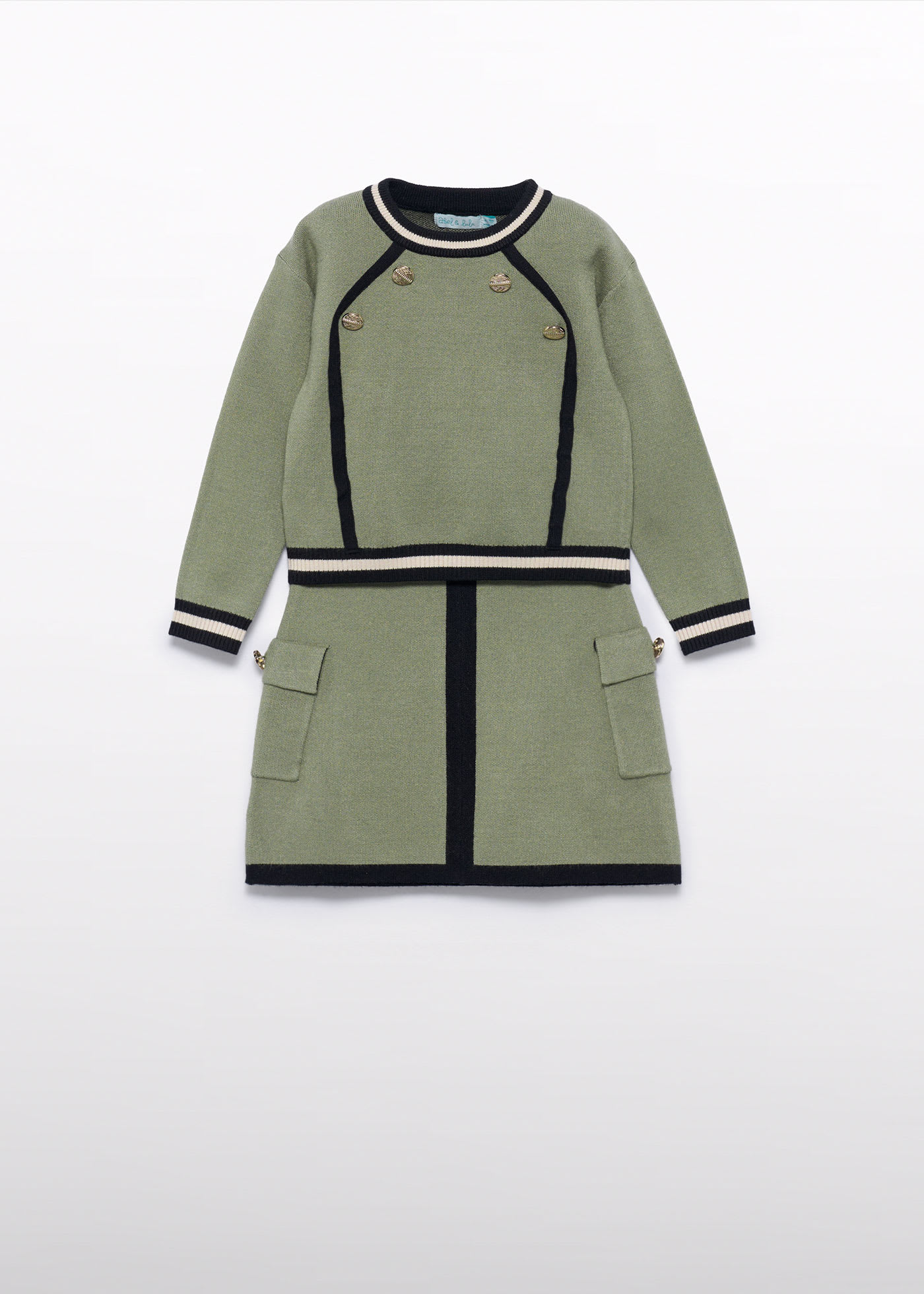 Ensemble jupe tricot fille