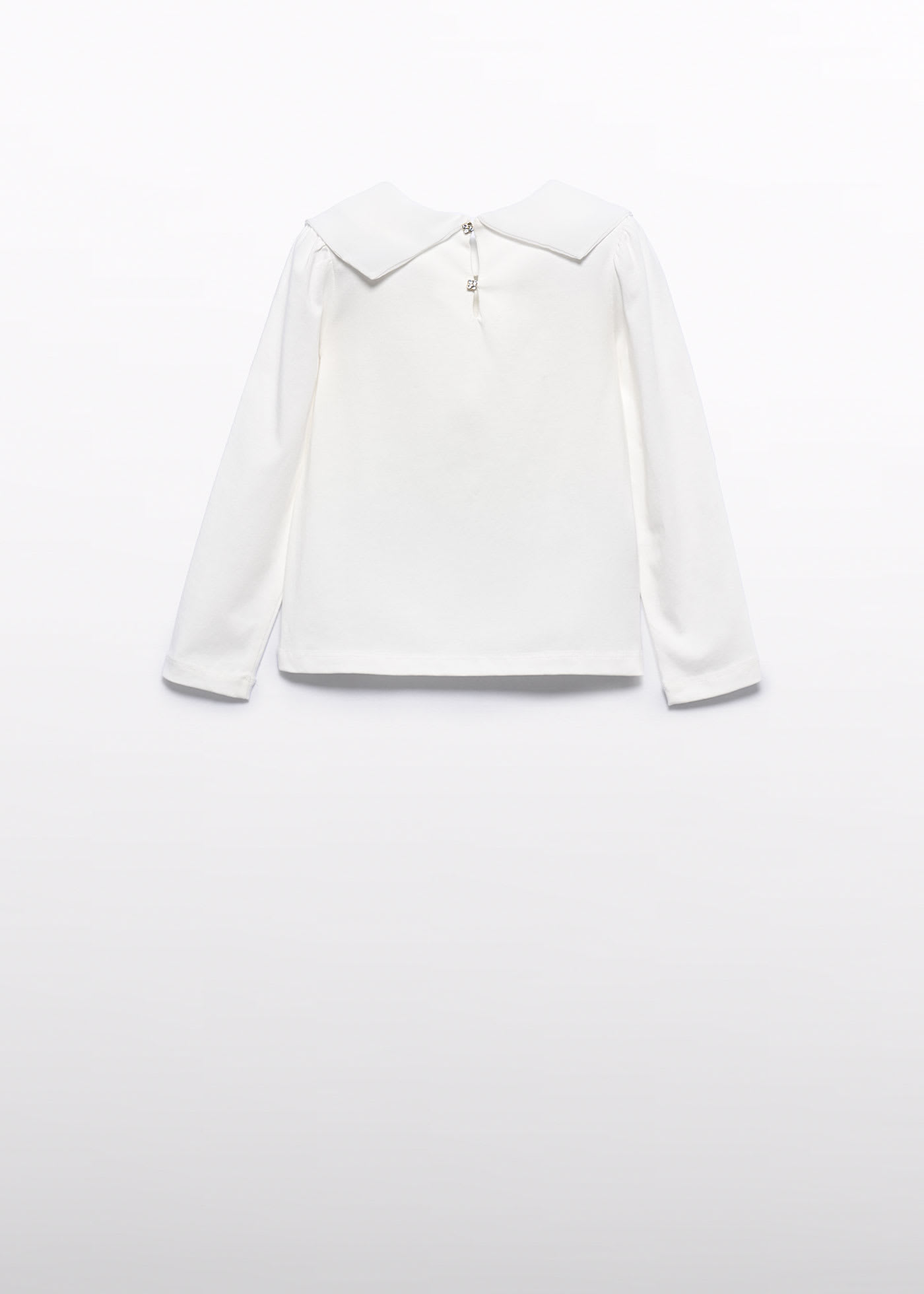 Girl Chiffon T-Shirt with Bow Tie