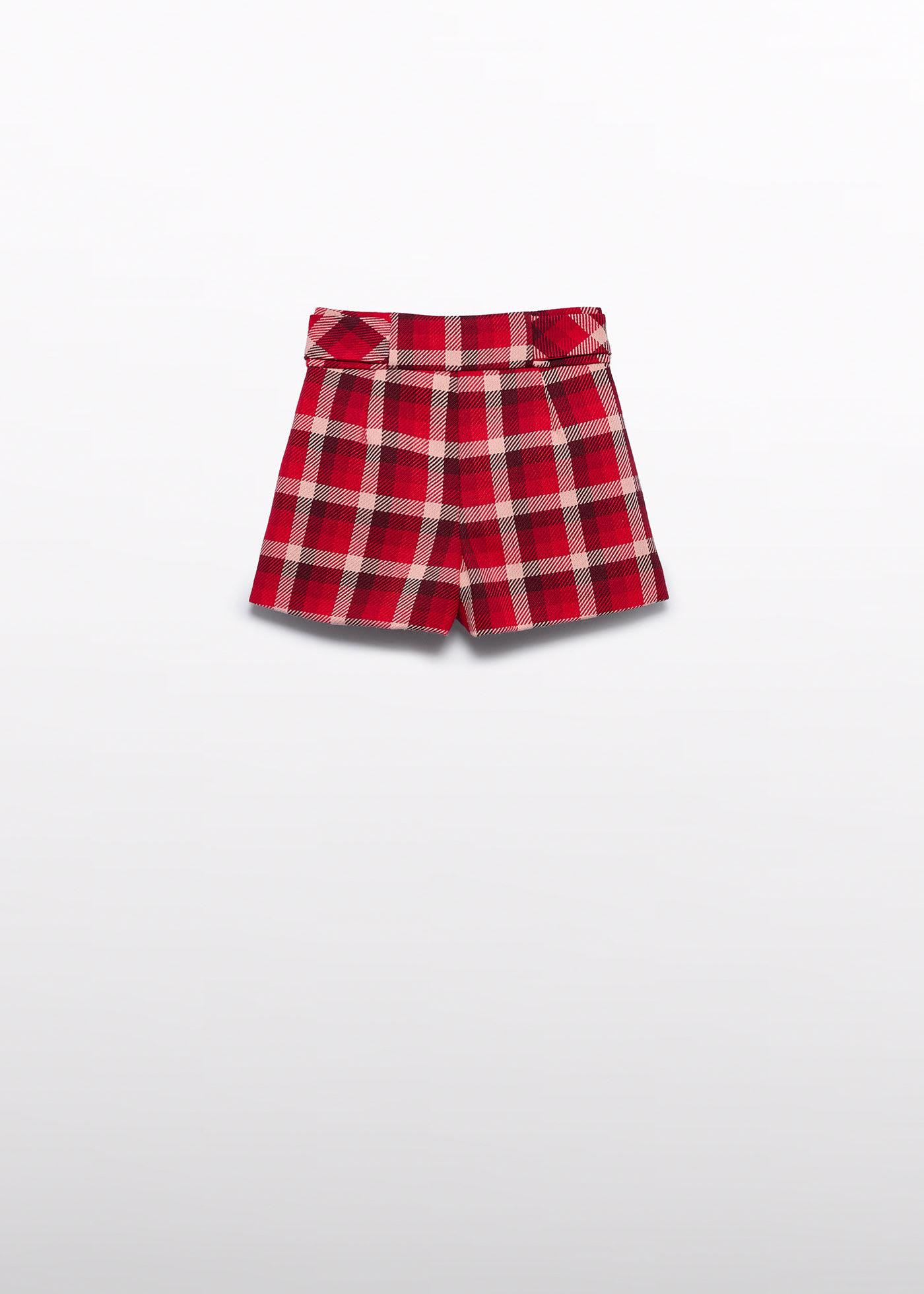 Girl Plaid Bermuda Shorts